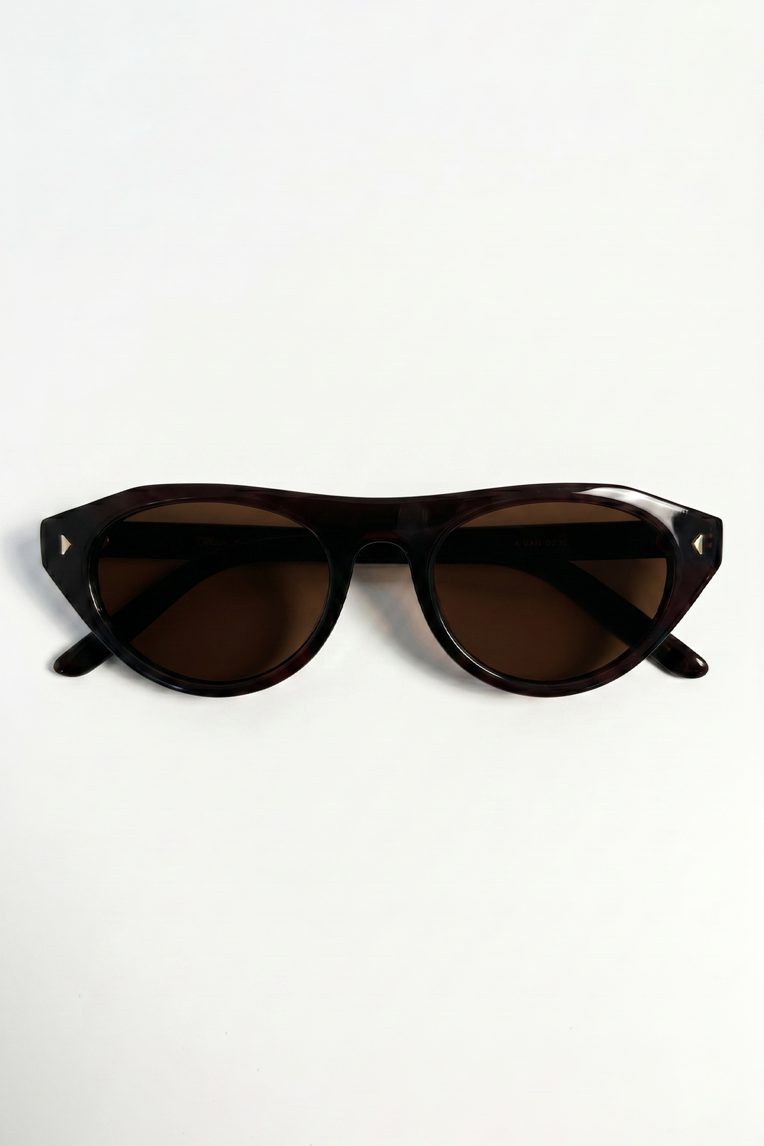 Marbling Brown Brown Güneş Gözlüğü