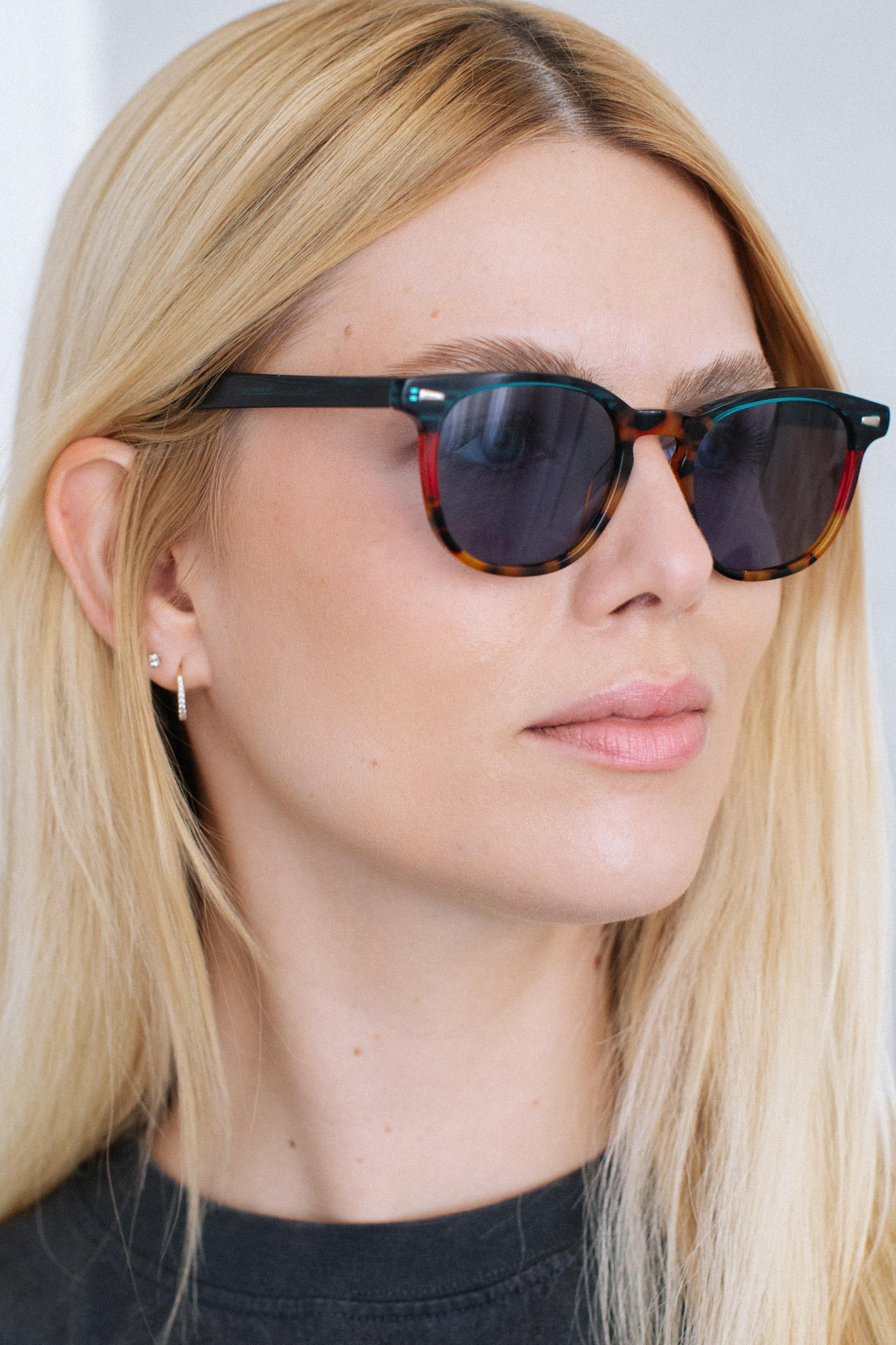 Marco Blue Leopard Blue Güneş Gözlüğü