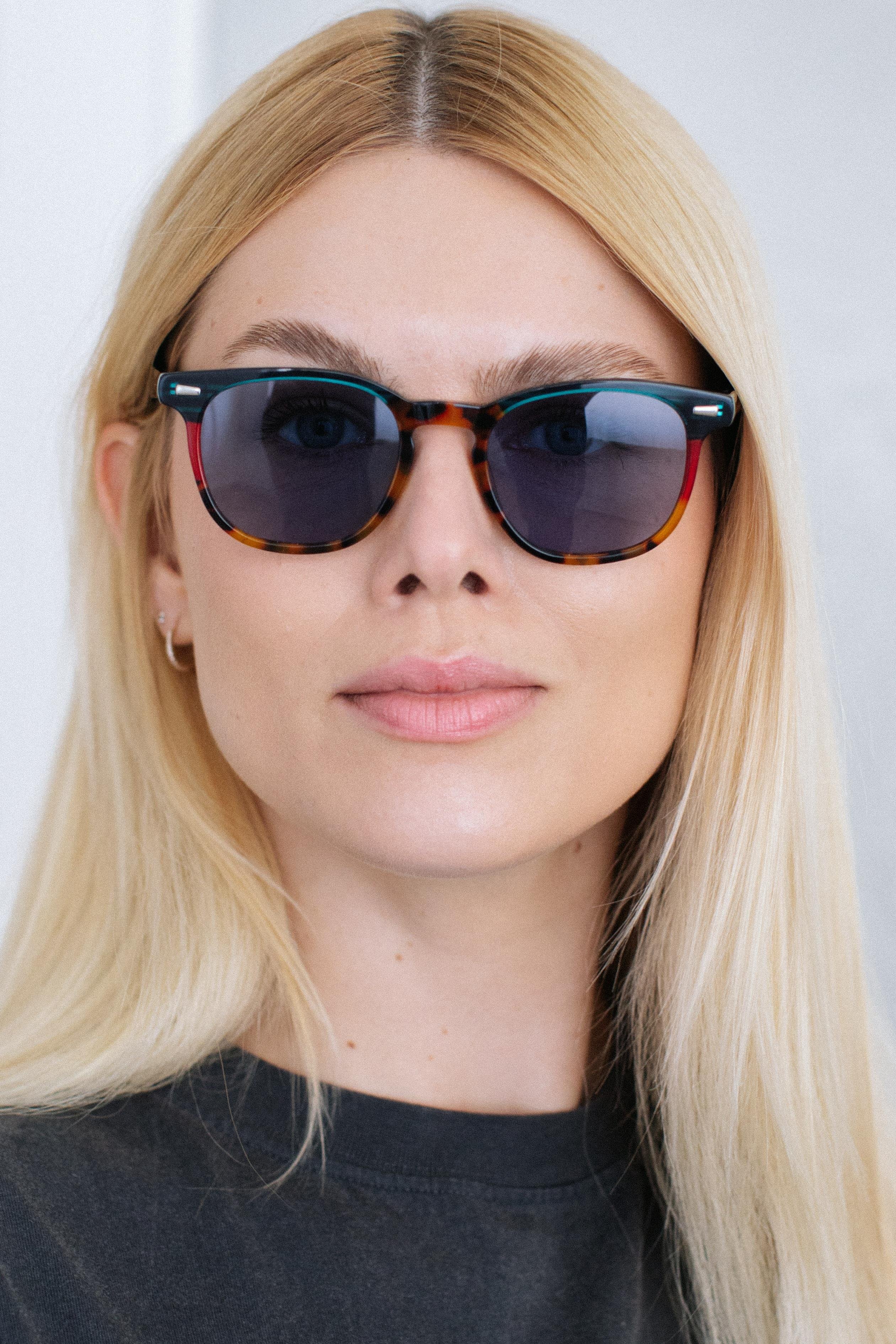 Marco Blue Leopard Blue Güneş Gözlüğü