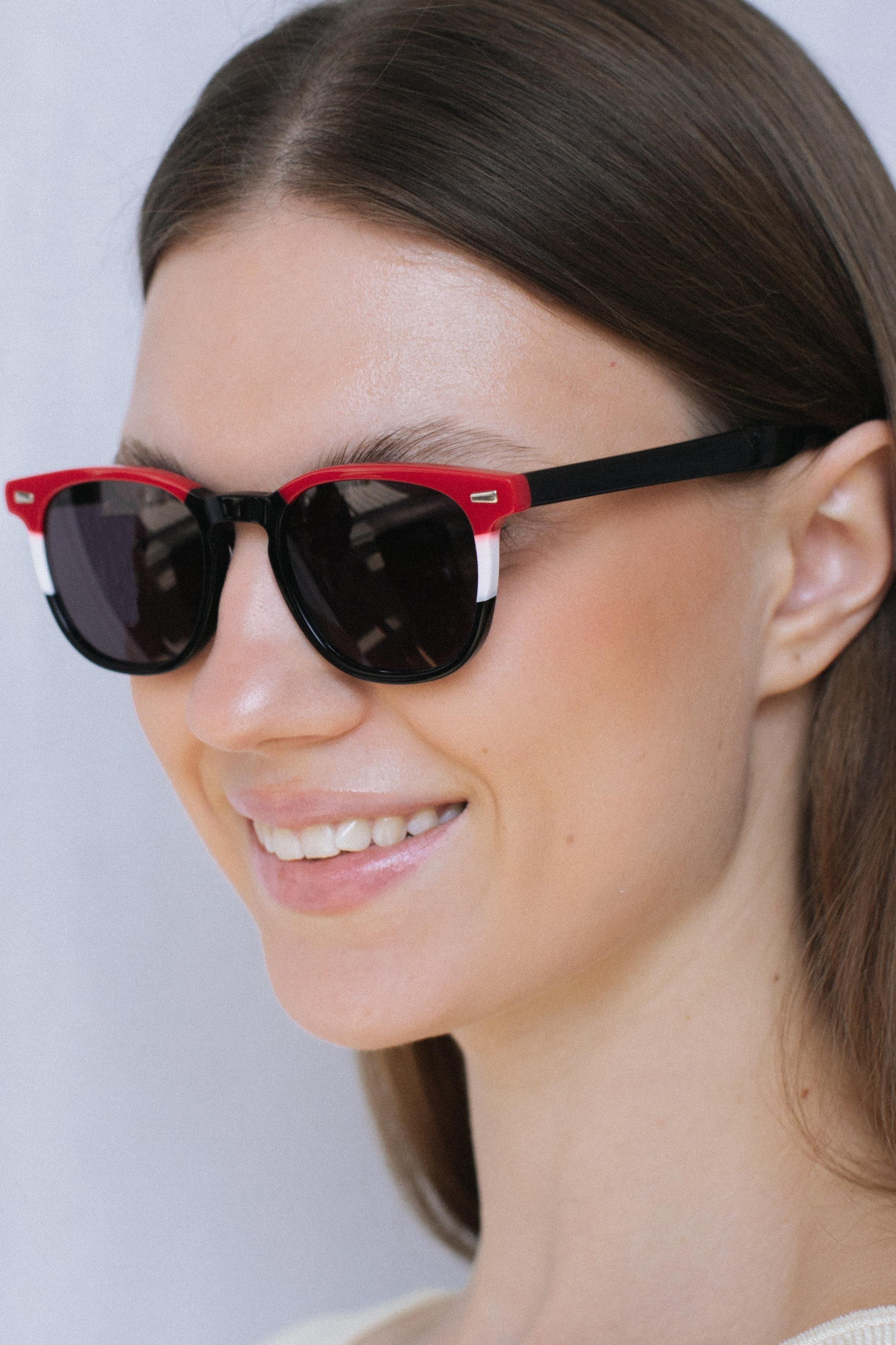 Marco Red Black Black Güneş Gözlüğü