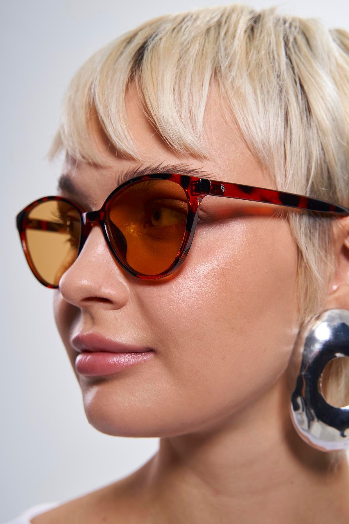 Marion Leopard Orange Güneş Gözlüğü