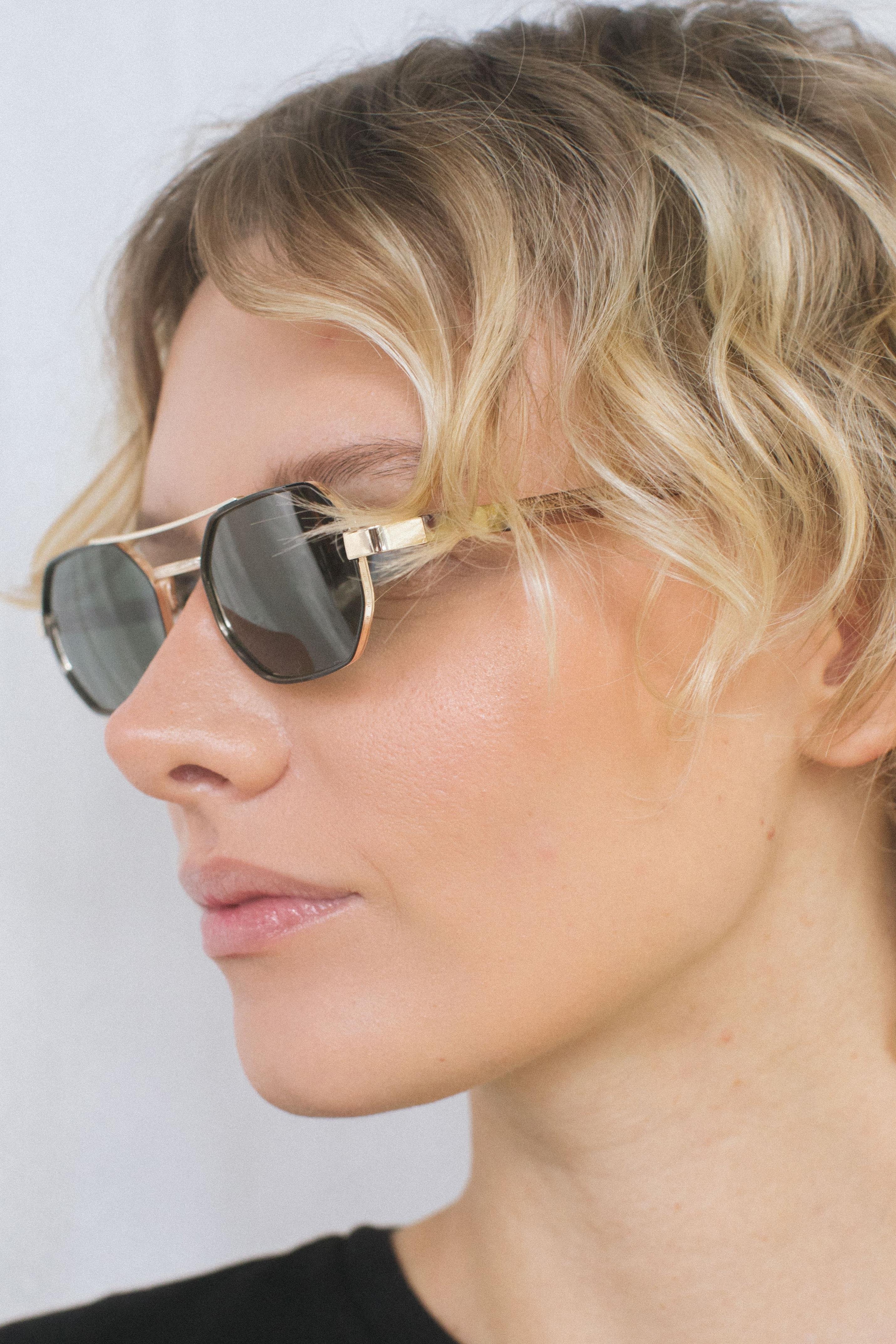 Marny Gold Green Güneş Gözlüğü