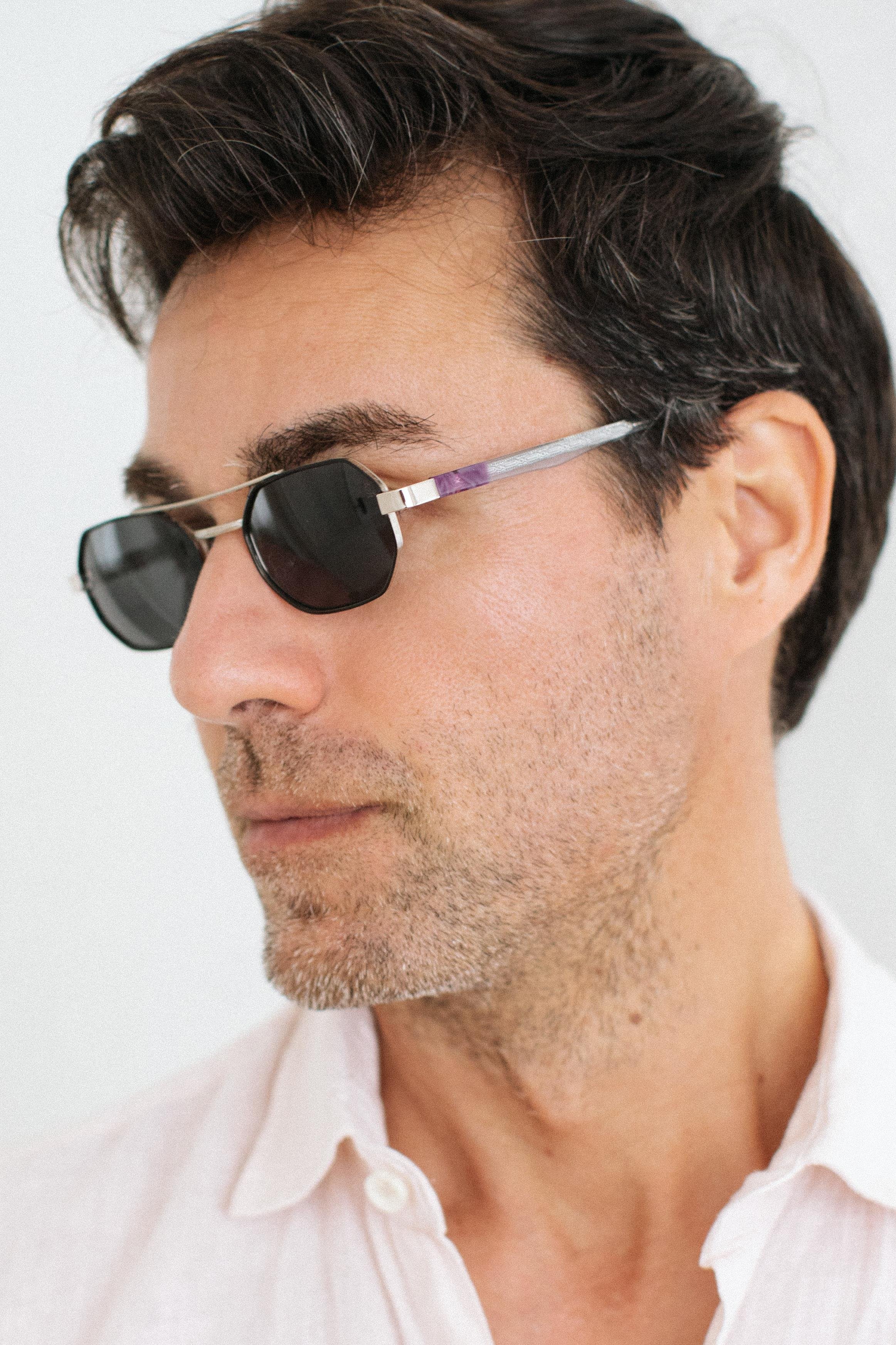 Marny Silver Black Erkek Güneş Gözlüğü