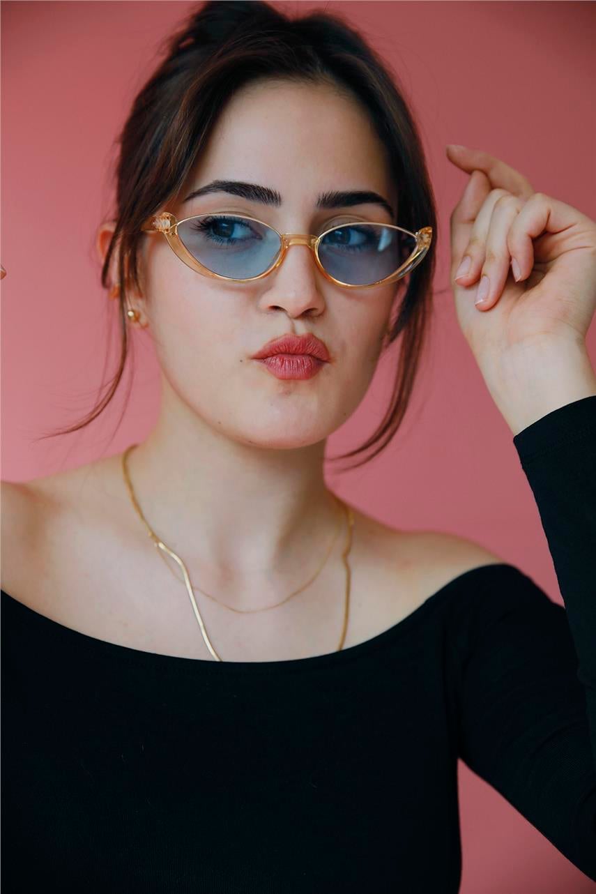 Mathia Yellow Blue Güneş Gözlüğü