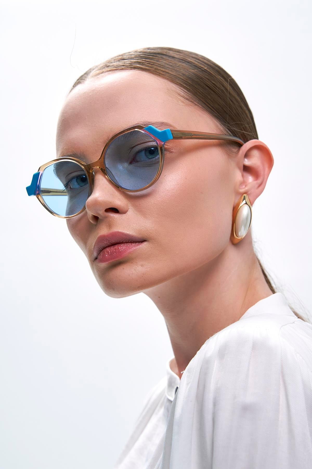 Maude Clear Blue Güneş Gözlüğü