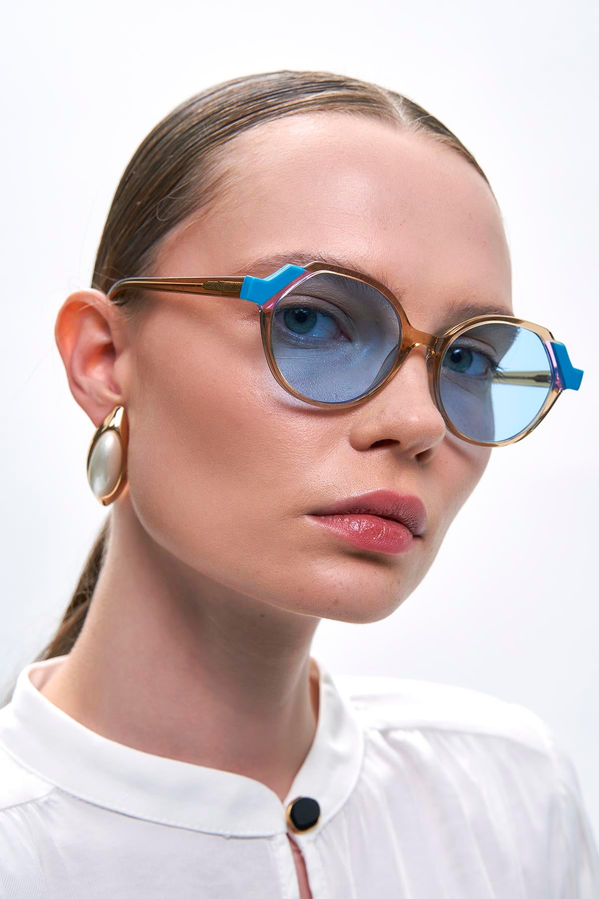 Maude Clear Blue Güneş Gözlüğü