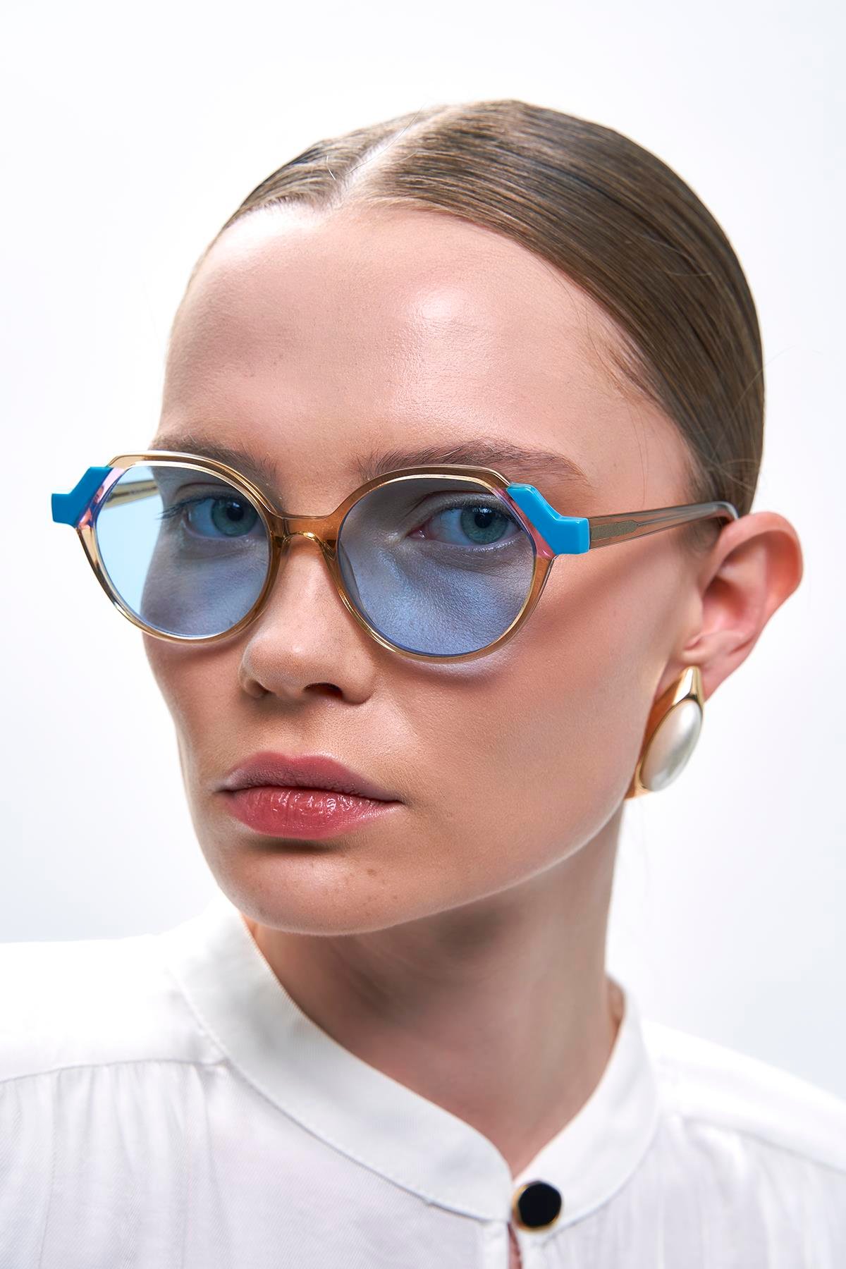 Maude Clear Blue Güneş Gözlüğü