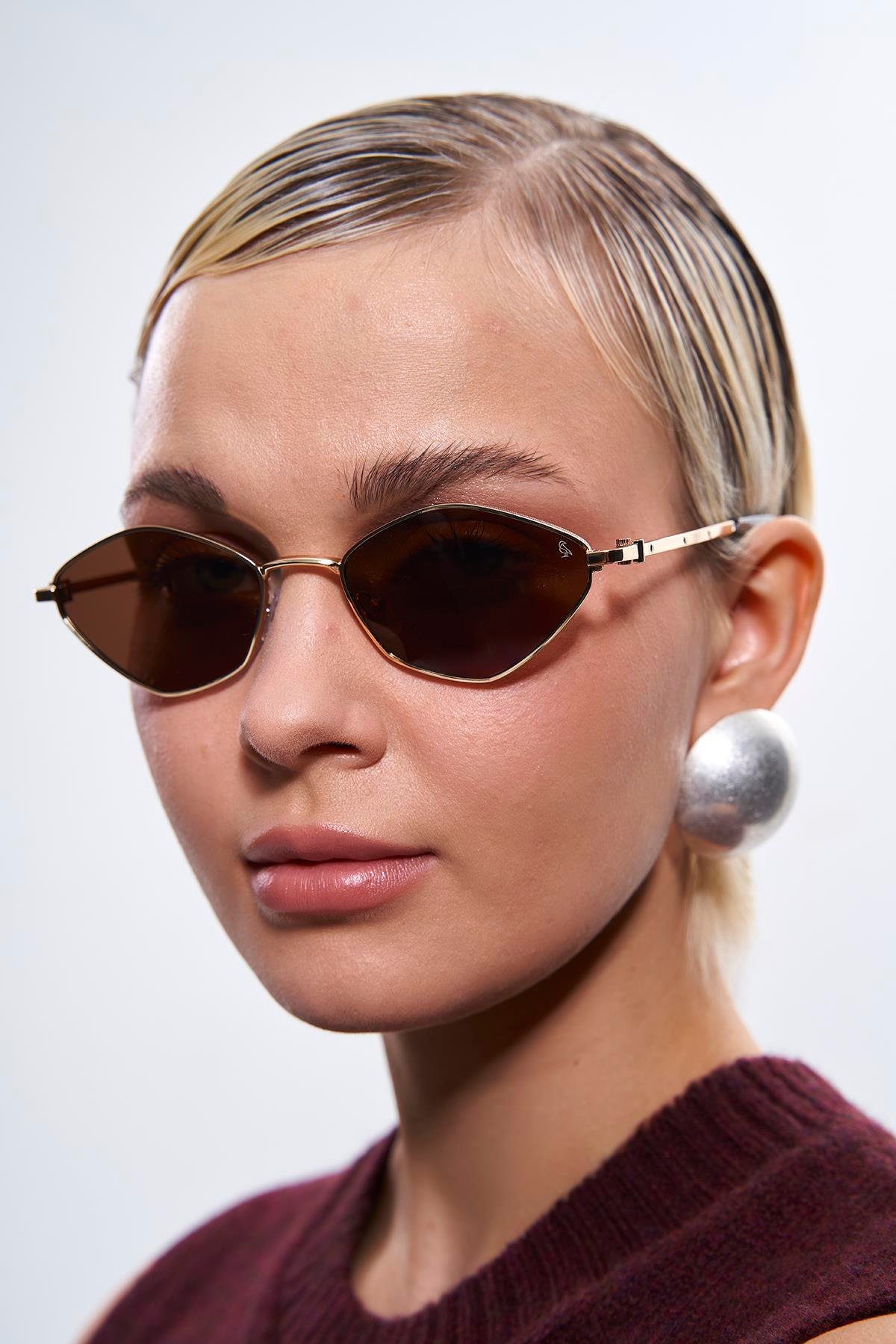 Melfi Gold Brown Güneş Gözlüğü