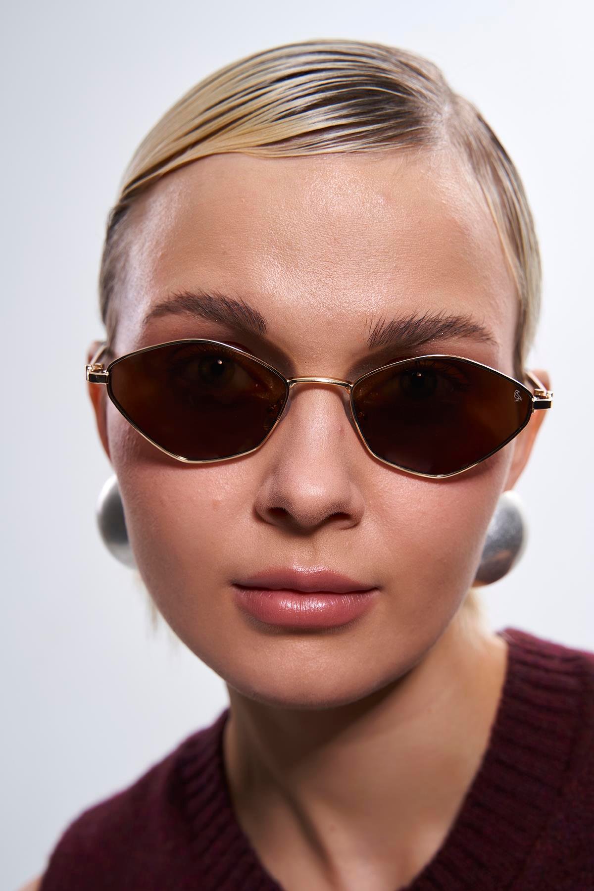 Melfi Gold Brown Güneş Gözlüğü