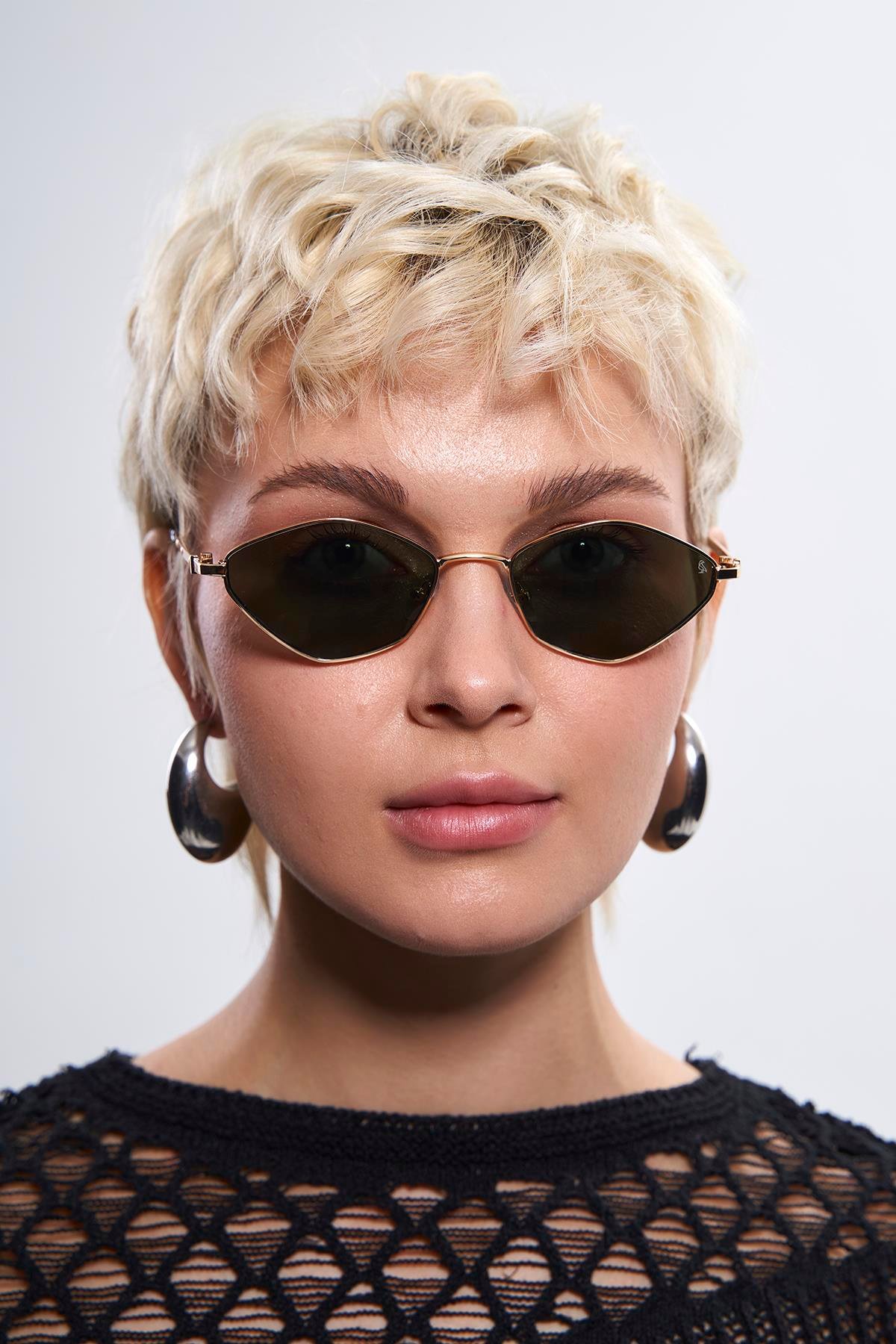 Melfi Gold Green Güneş Gözlüğü