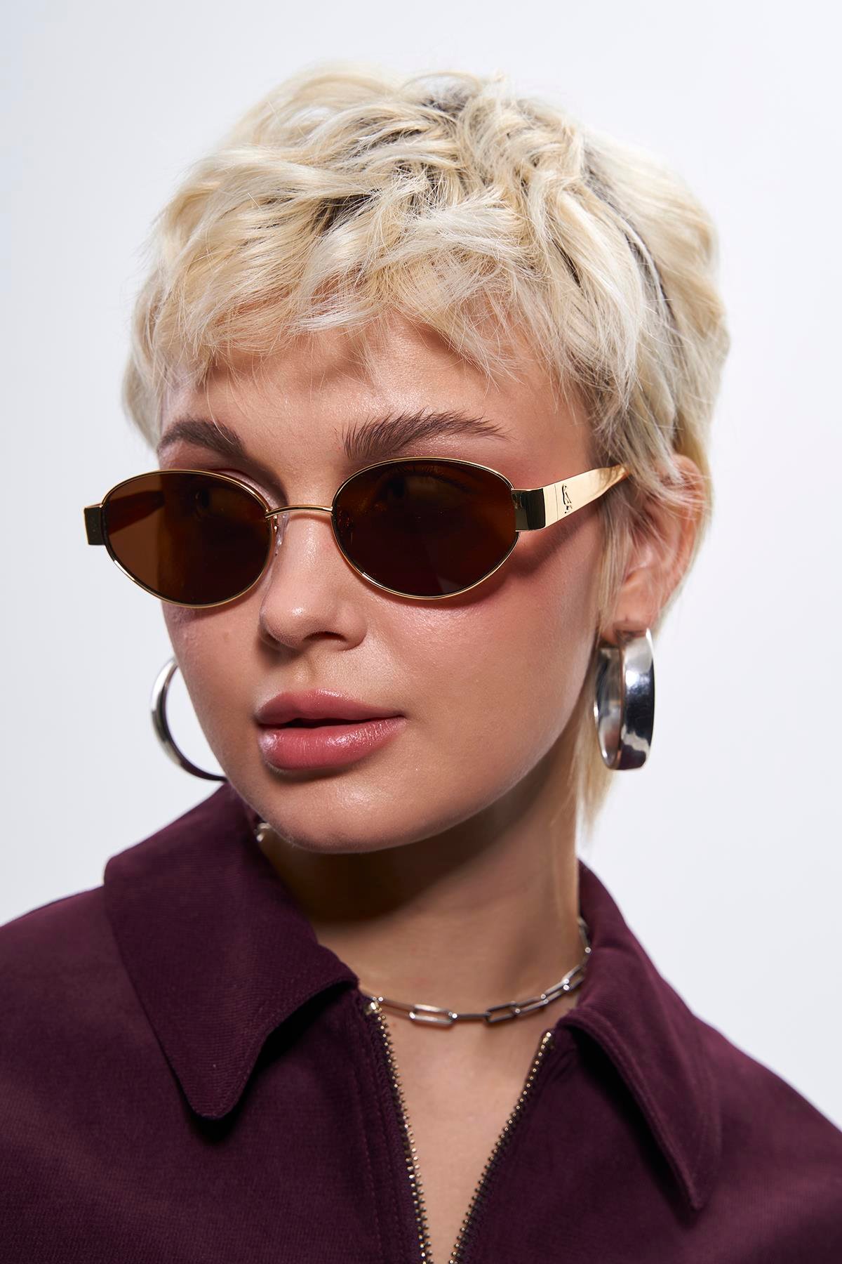 Meltem Gold Brown Güneş Gözlüğü