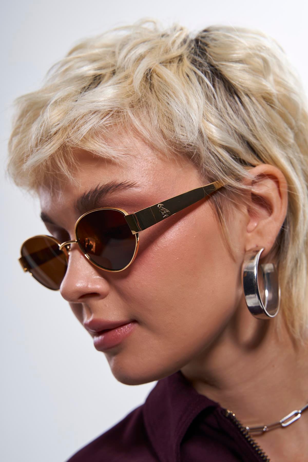 Meltem Gold Brown Güneş Gözlüğü