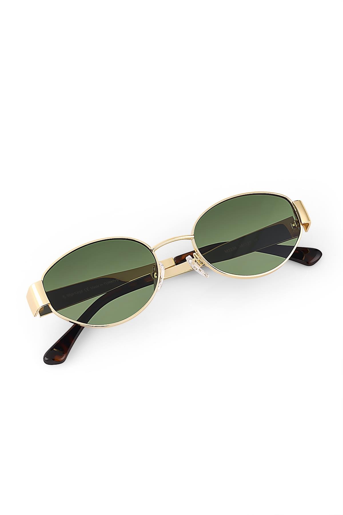 Meltem Gold Green Güneş Gözlüğü