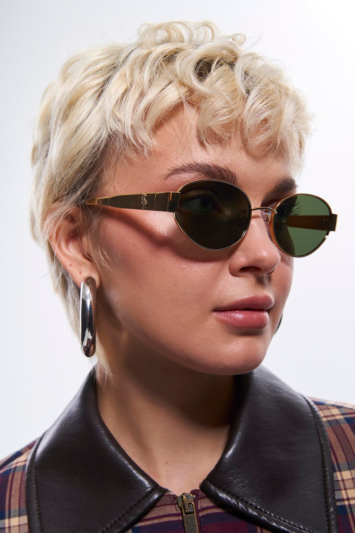 Meltem Gold Green Güneş Gözlüğü