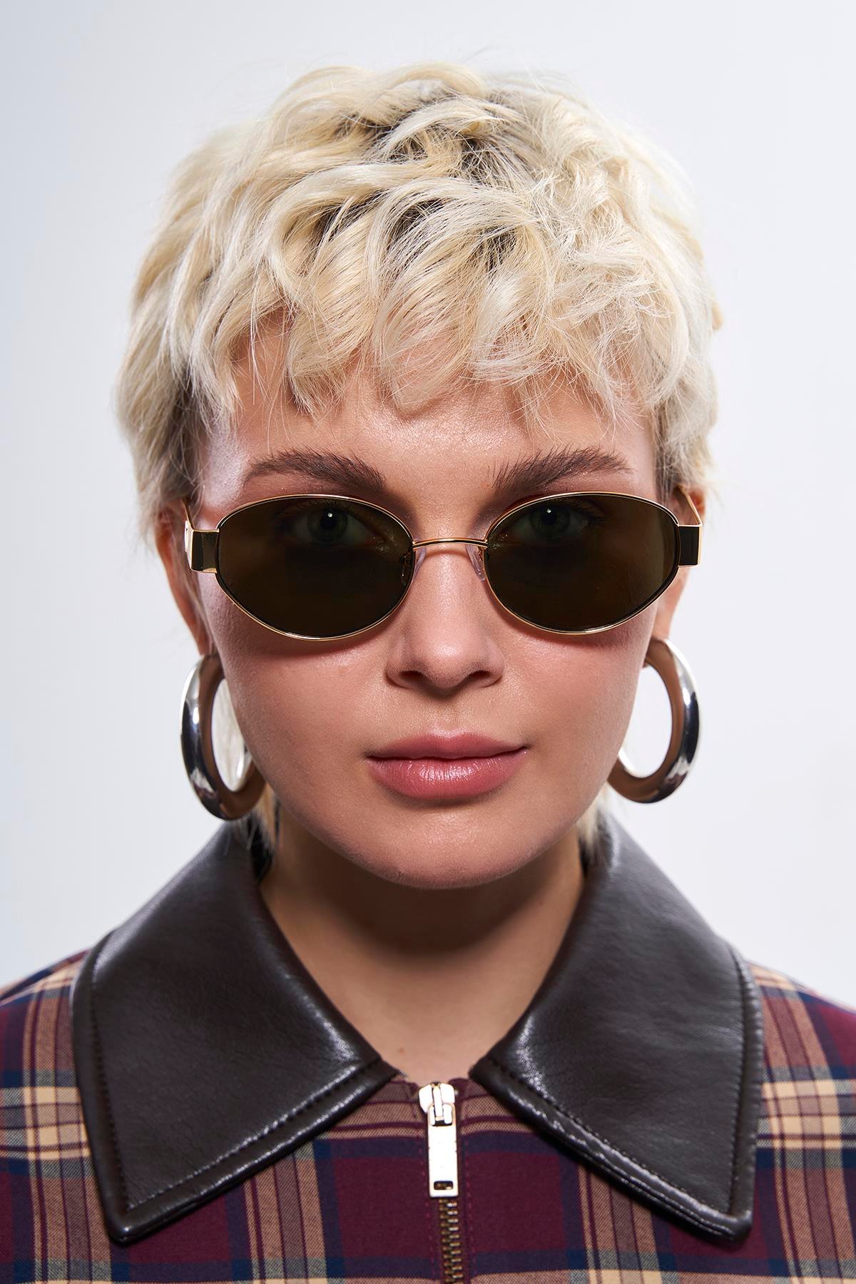 Meltem Gold Green Güneş Gözlüğü