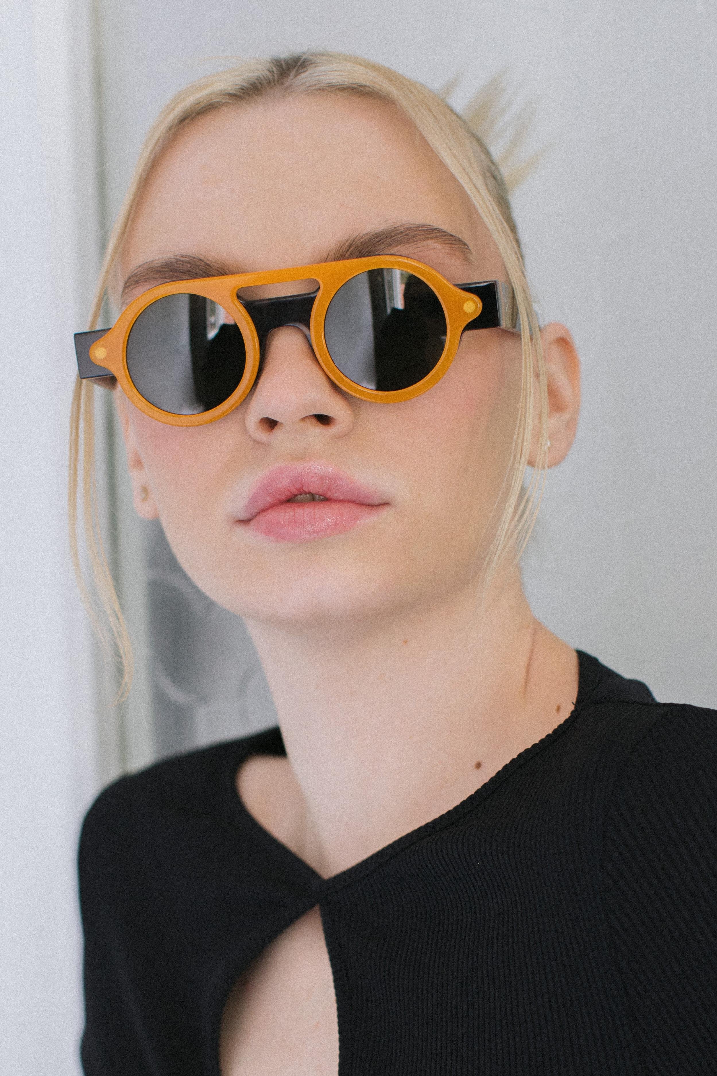 Metta Leopard Orange Black Güneş Gözlüğü