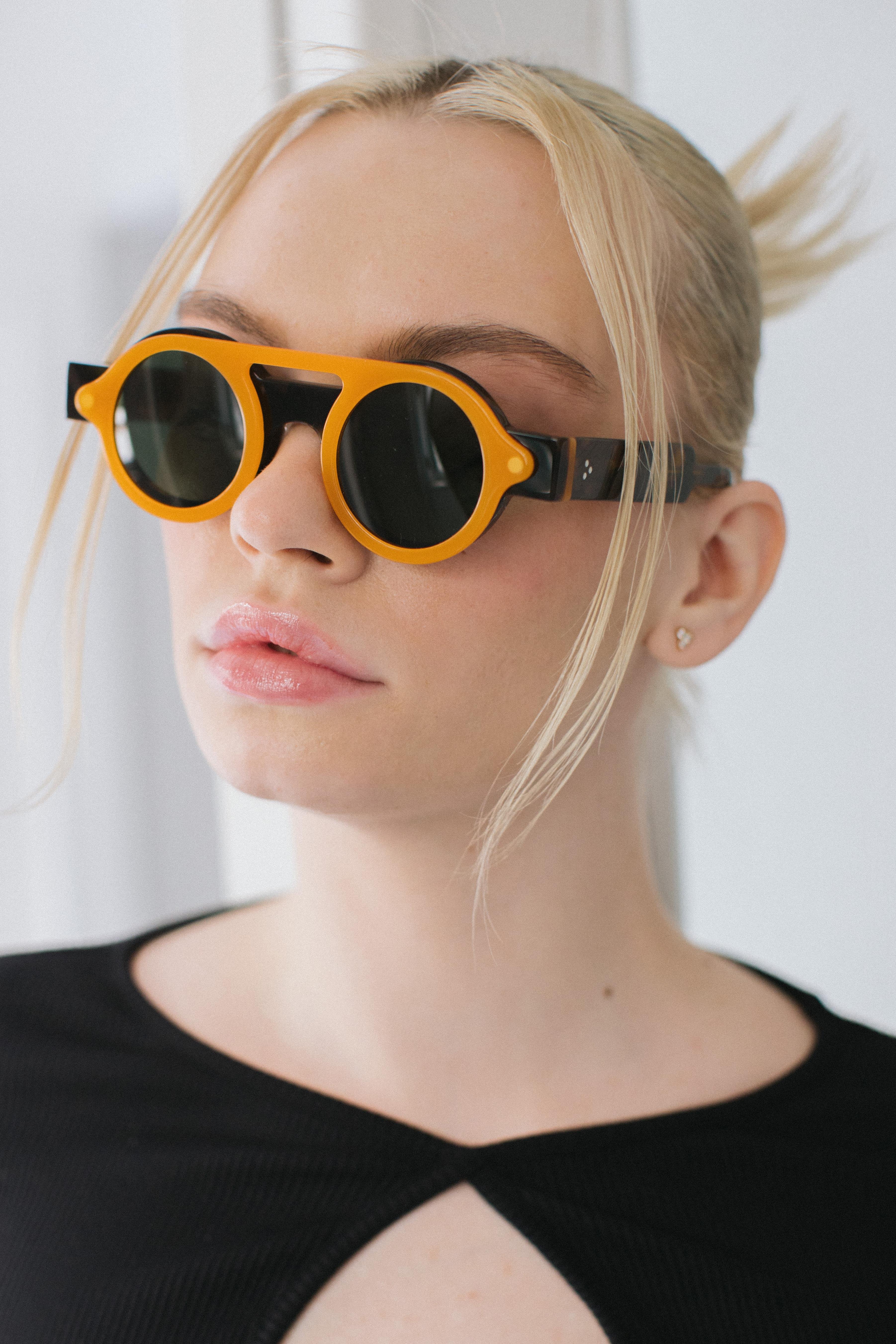 Metta Leopard Orange Black Güneş Gözlüğü