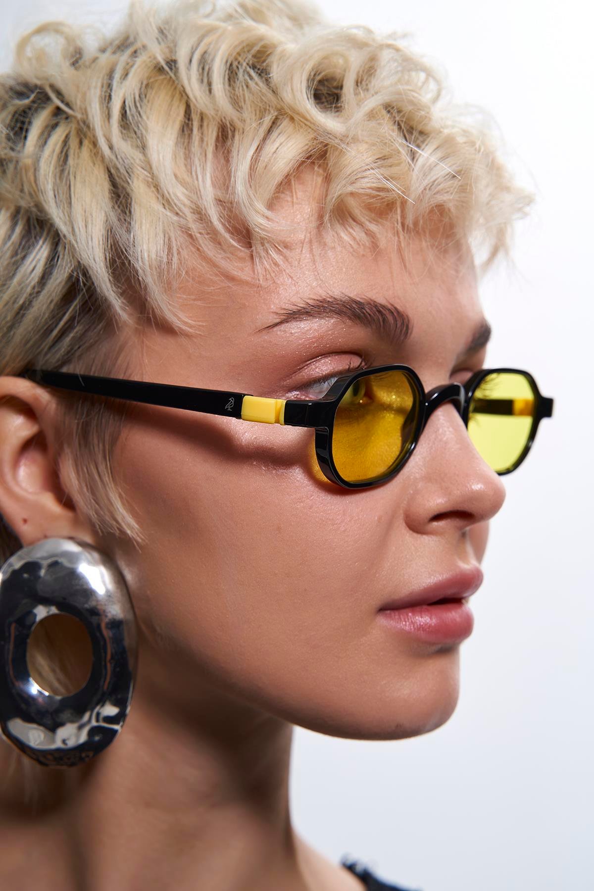 Miles A Black Yellow Güneş Gözlüğü