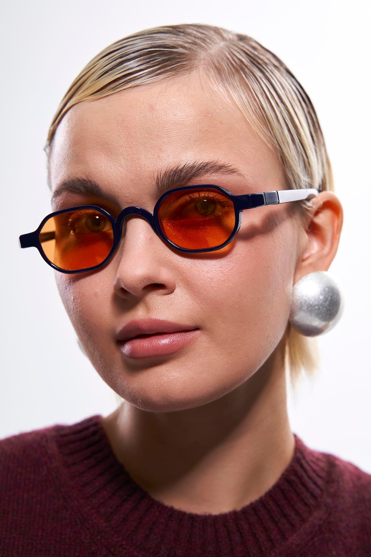 Miles A Navy Orange Güneş Gözlüğü