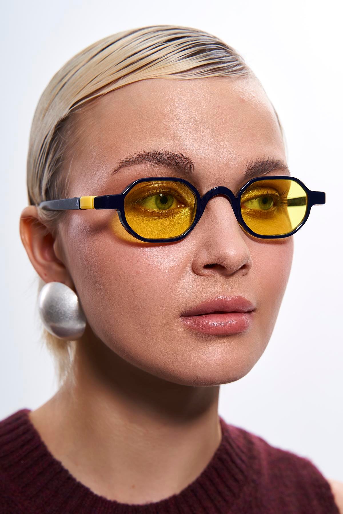 Miles A Navy Yellow Güneş Gözlüğü