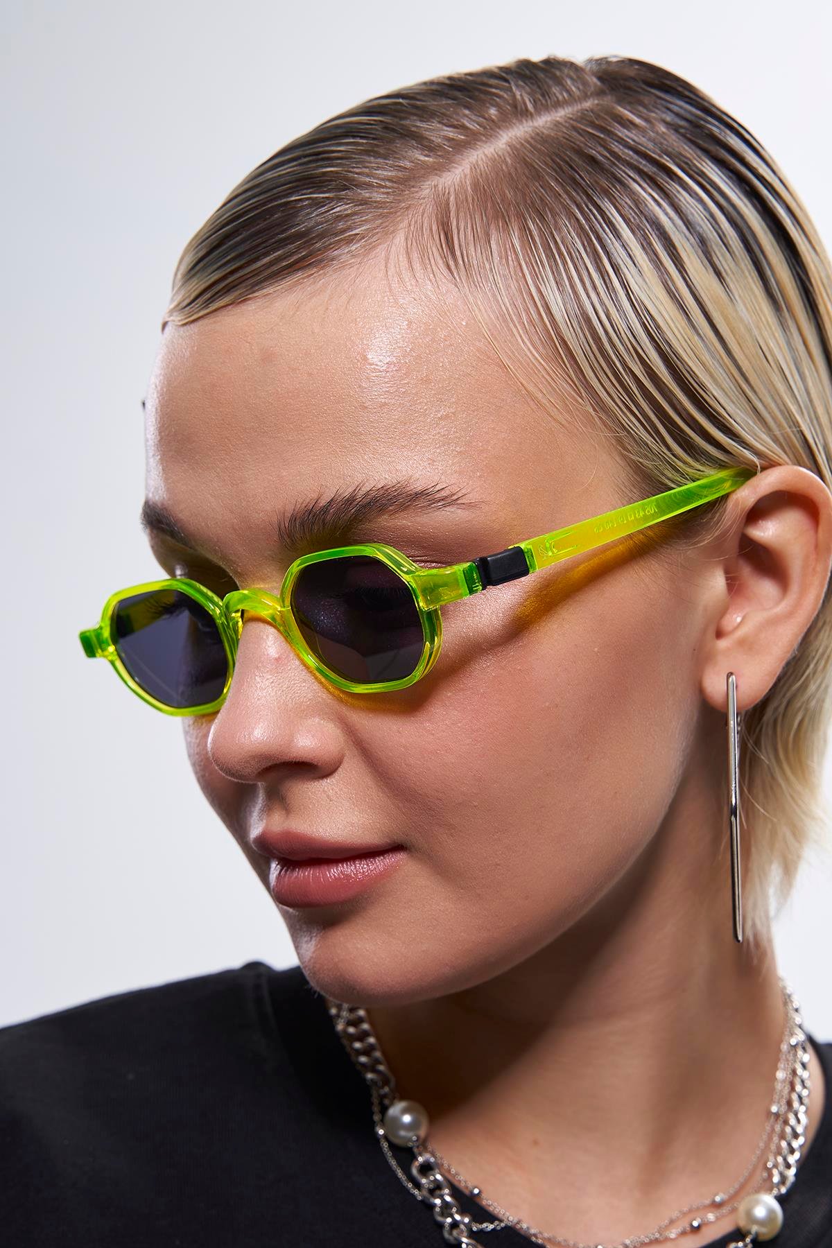 Miles A Neon Yellow Black Güneş Gözlüğü