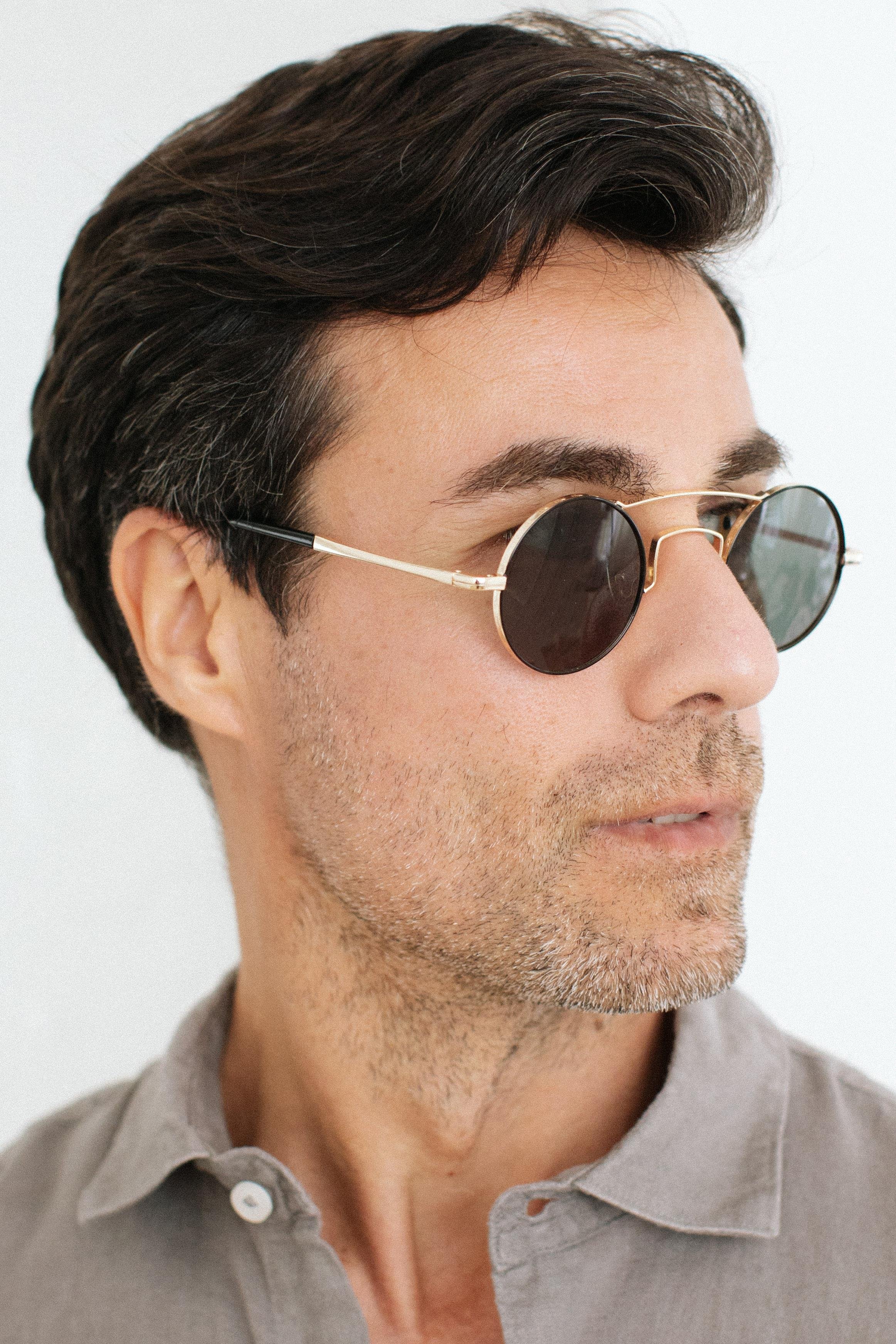 Mindy Gold Green Erkek Güneş Gözlüğü