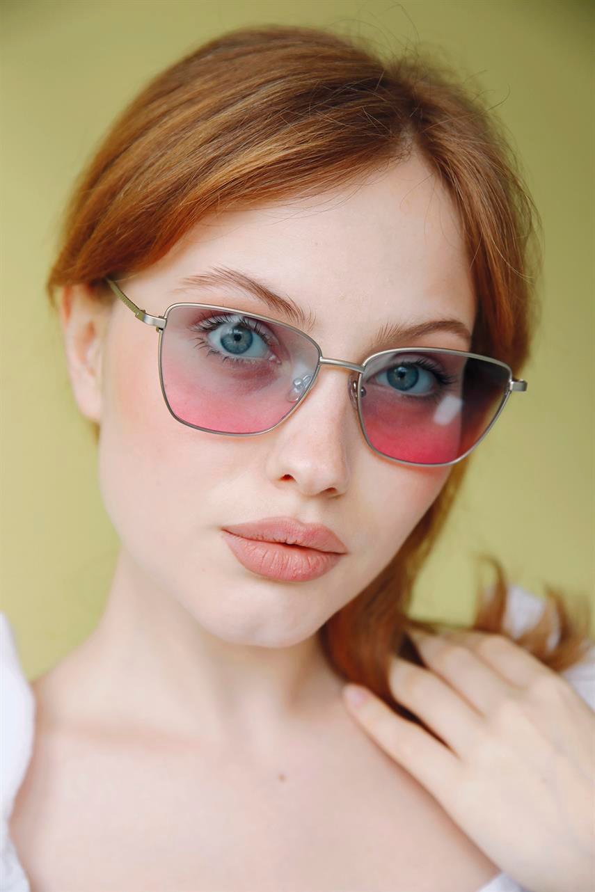 Minerva Silver Green Pink Güneş Gözlüğü