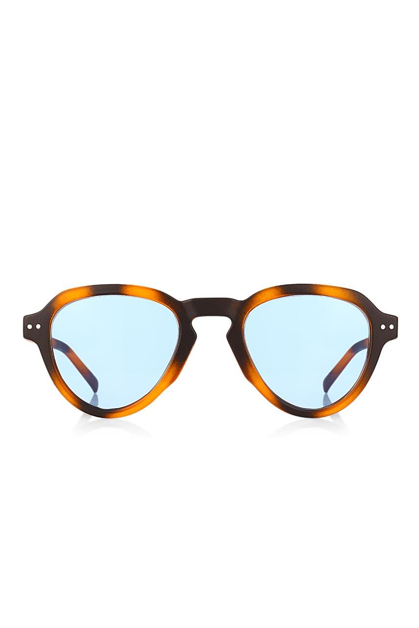 Mommo Leopard Blue Güneş Gözlüğü