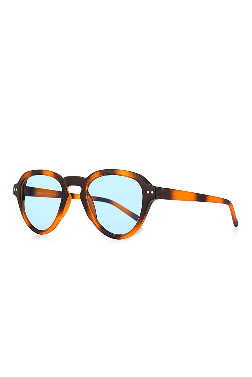 Mommo Leopard Blue Güneş Gözlüğü