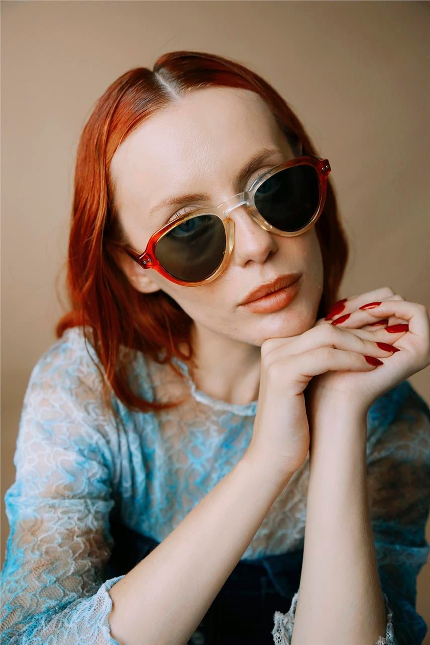 Mommo Red Nude Black Güneş Gözlüğü