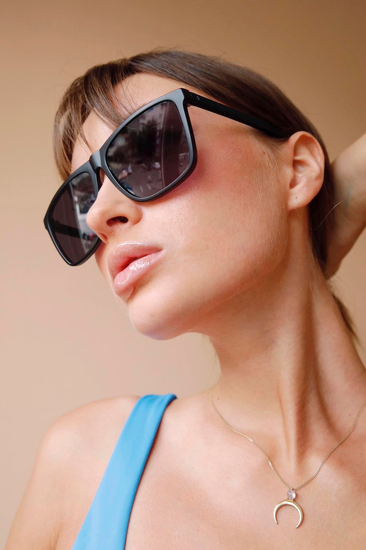 Mutida Dark Brown Black Güneş Gözlüğü