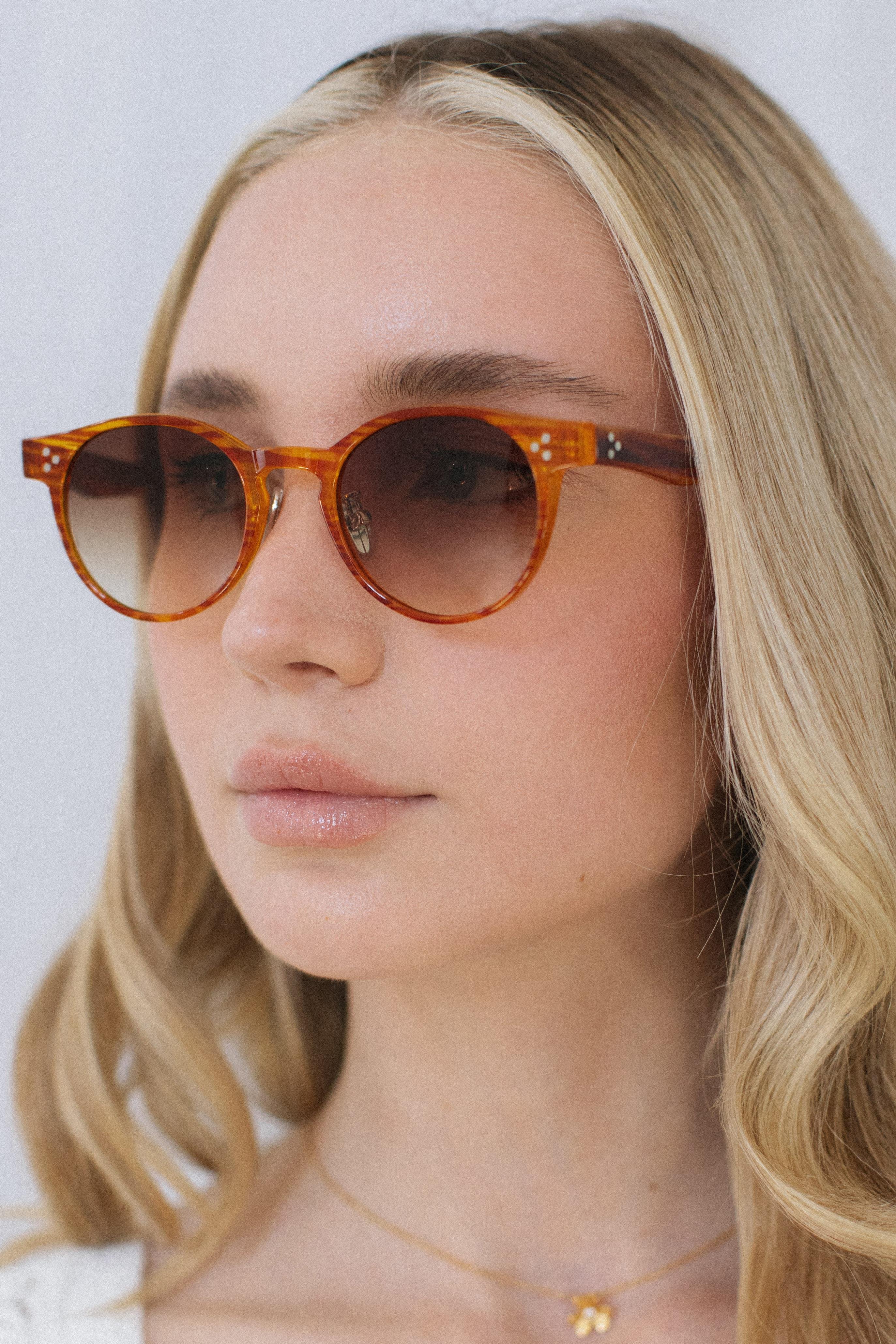 Nahel Orange Brown Degrade Güneş Gözlüğü