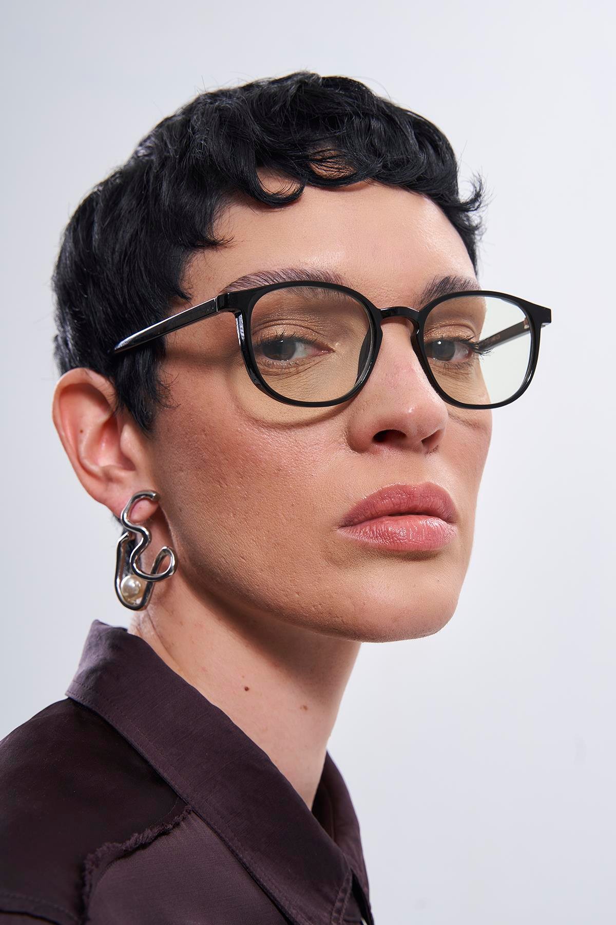 Nancy Black Mavi Işık Koruyucu Gözlük