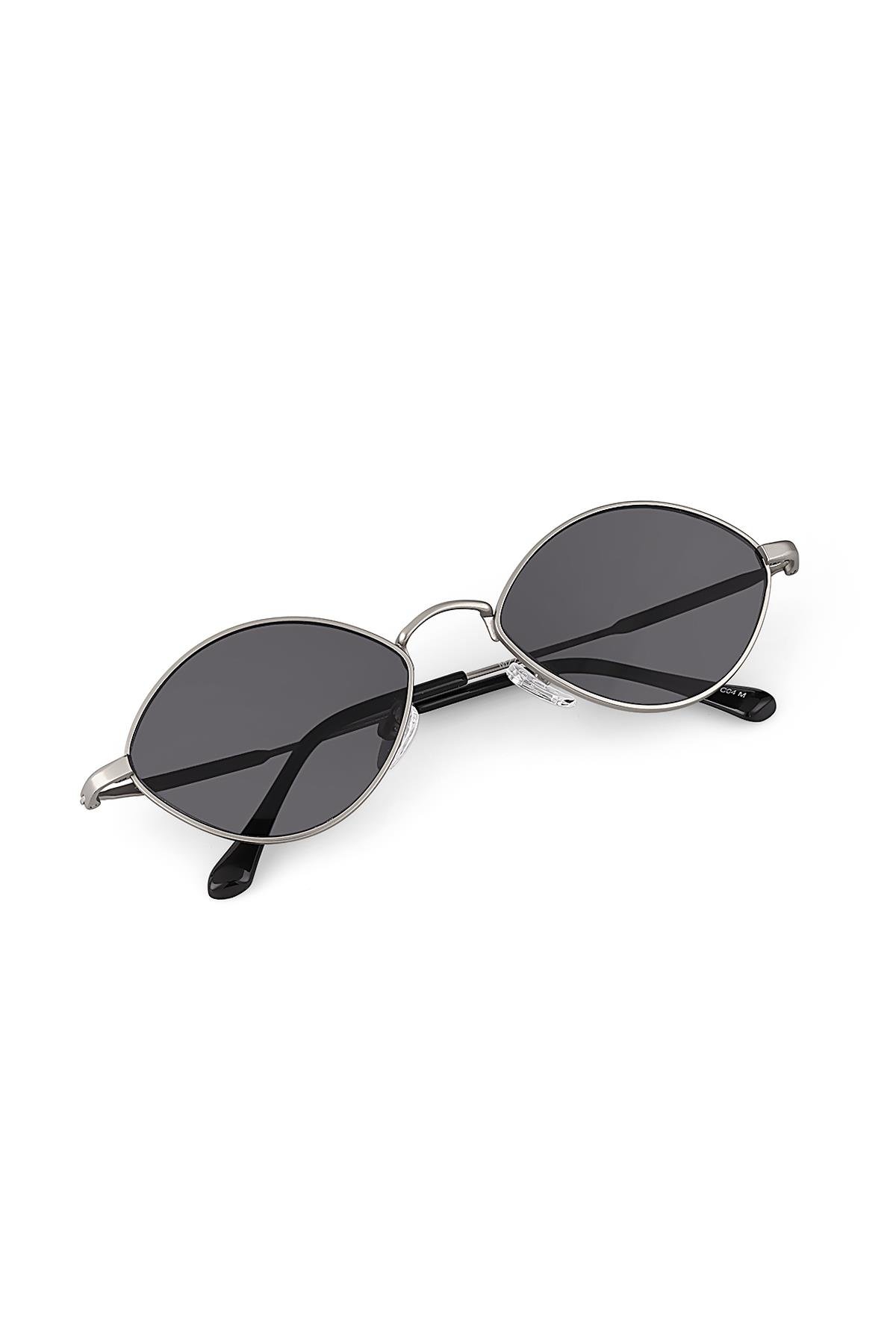 Narin Silver Black Güneş Gözlüğü