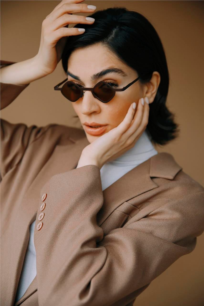 Negar Brown Brown Güneş Gözlüğü