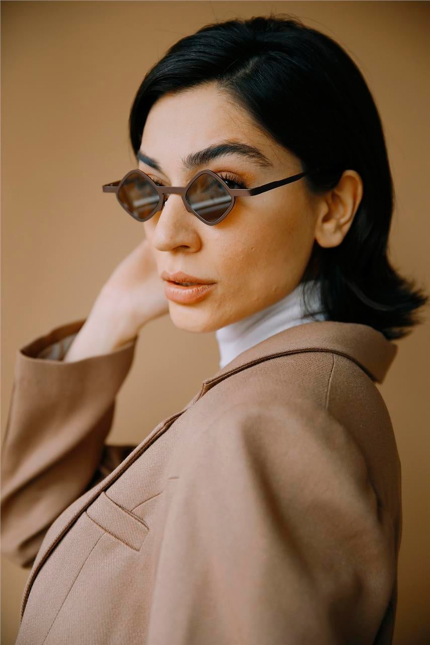 Negar Brown Brown Güneş Gözlüğü