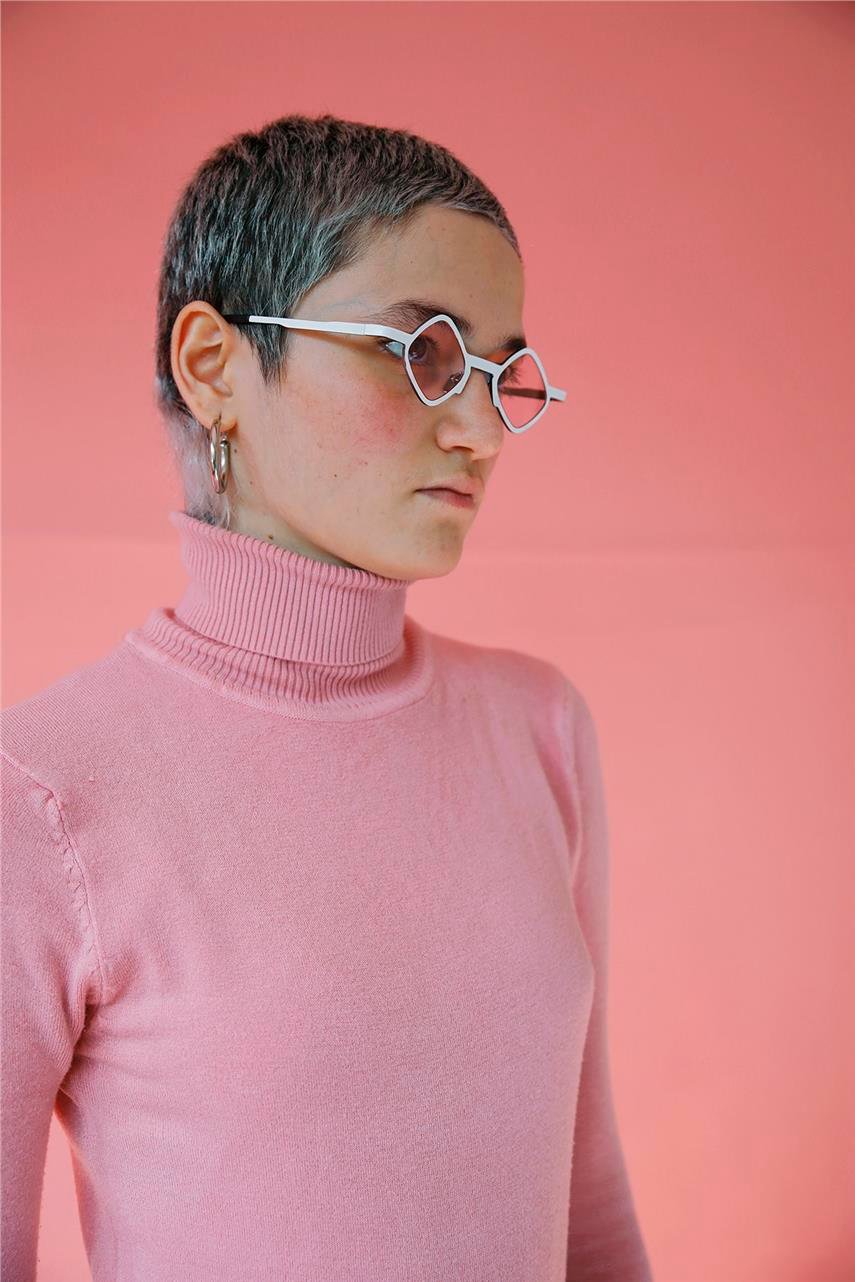 Negar White Pink Güneş Gözlüğü
