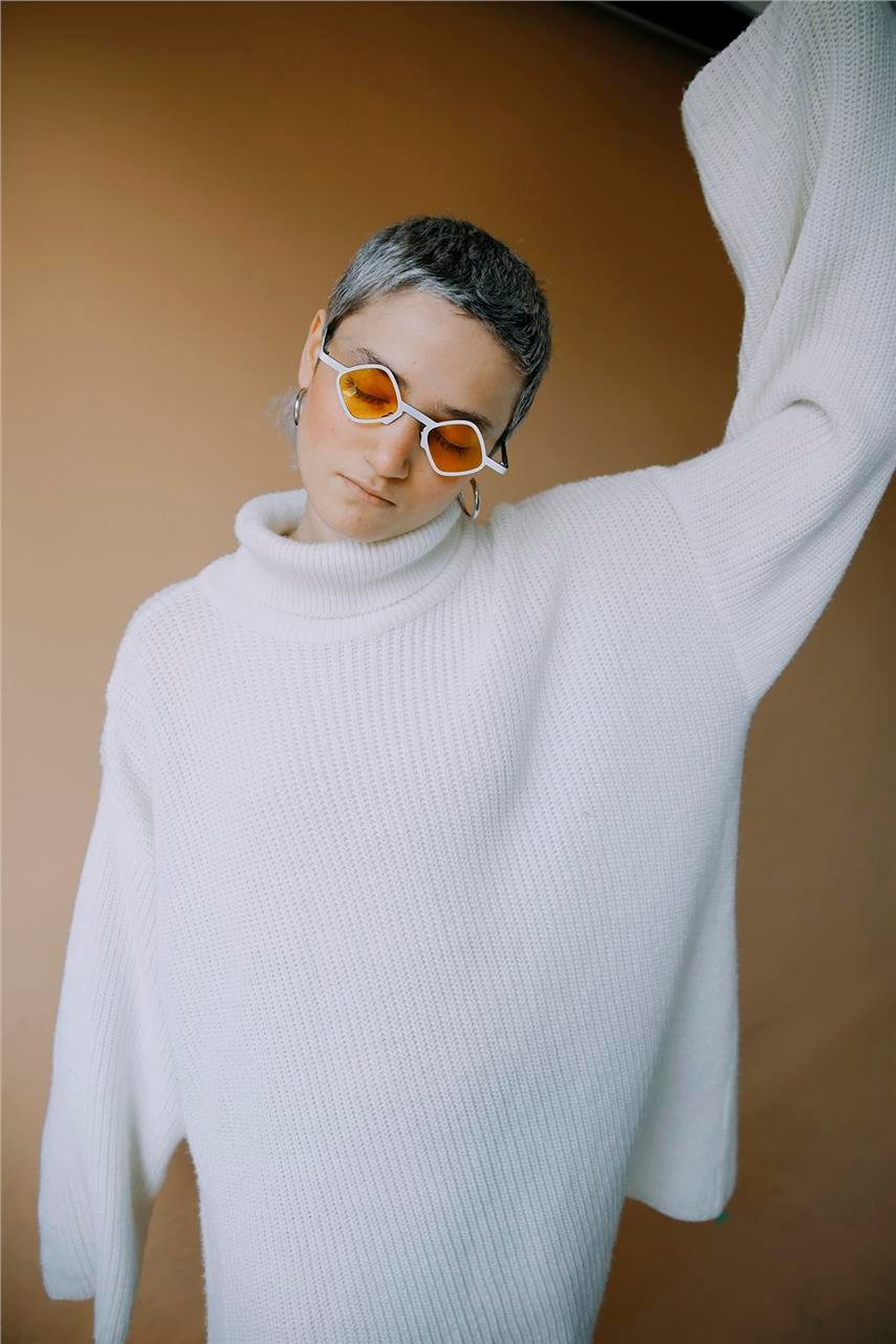 Negar White Yellow Güneş Gözlüğü