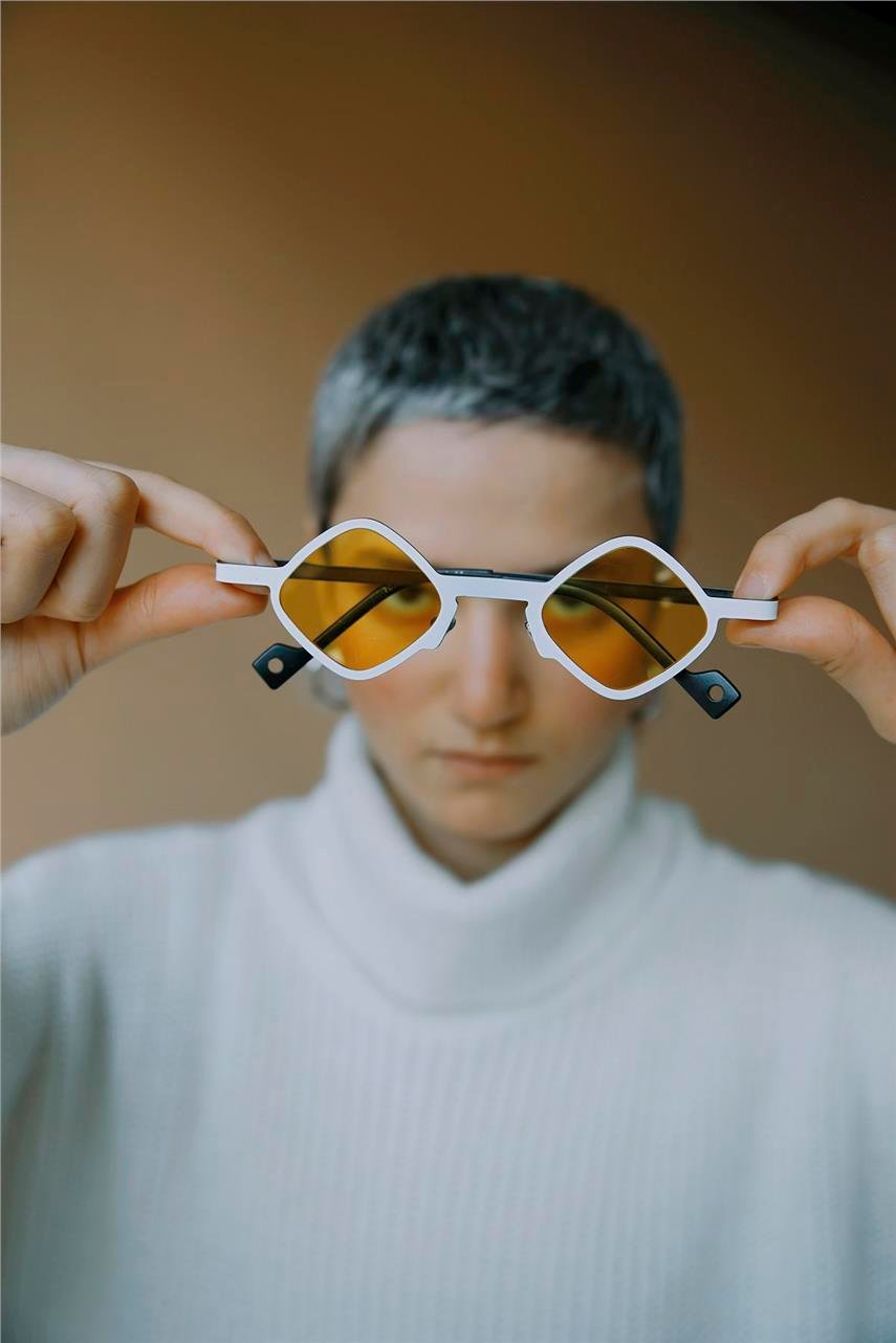 Negar White Yellow Güneş Gözlüğü