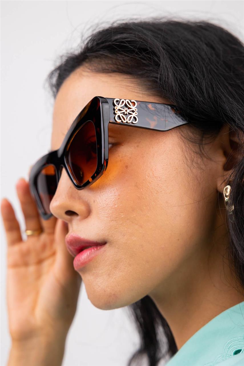 Norah Leopard Güneş Gözlüğü