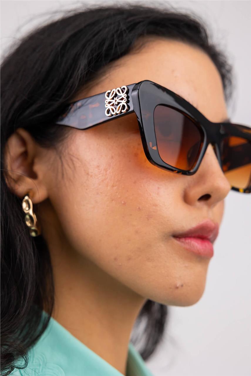 Norah Leopard Güneş Gözlüğü