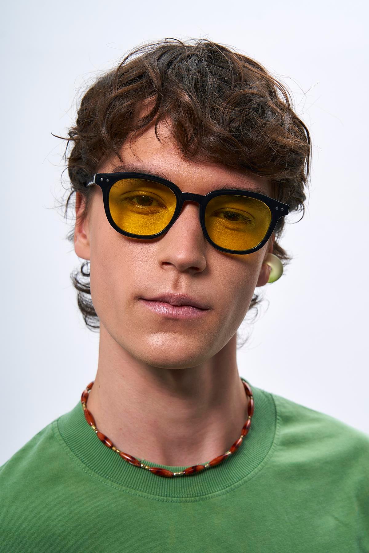 Nova Black Yellow Erkek Güneş Gözlüğü