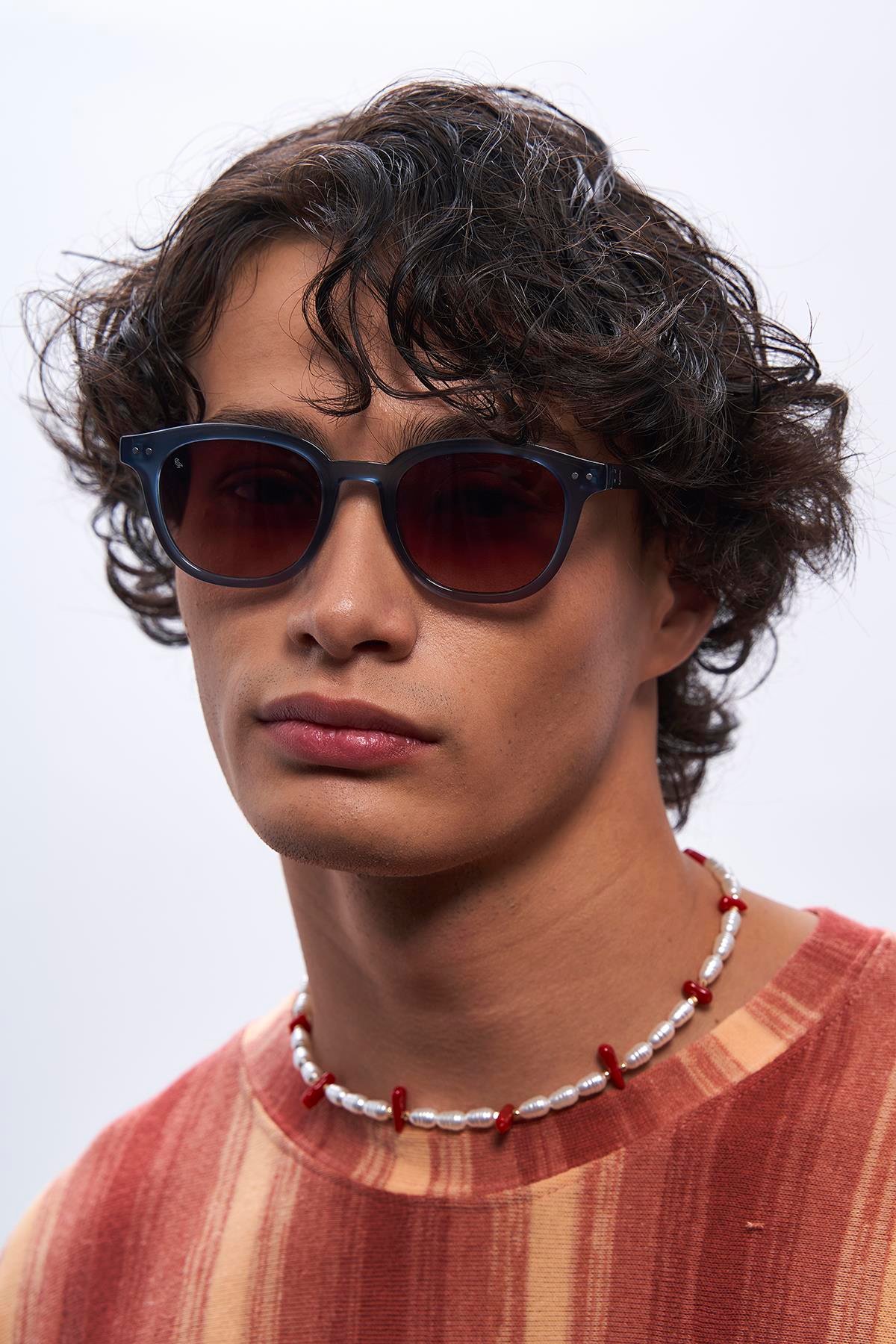 Nova Blue Brown Degrade Erkek Güneş Gözlüğü