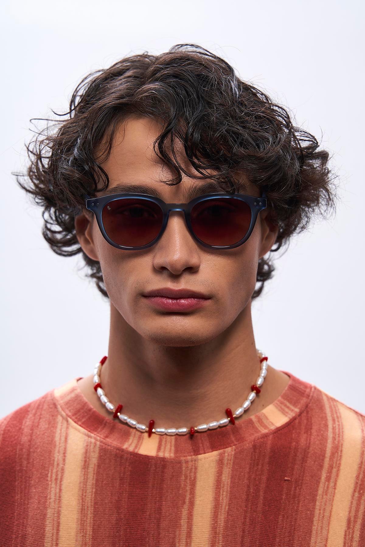 Nova Blue Brown Degrade Erkek Güneş Gözlüğü