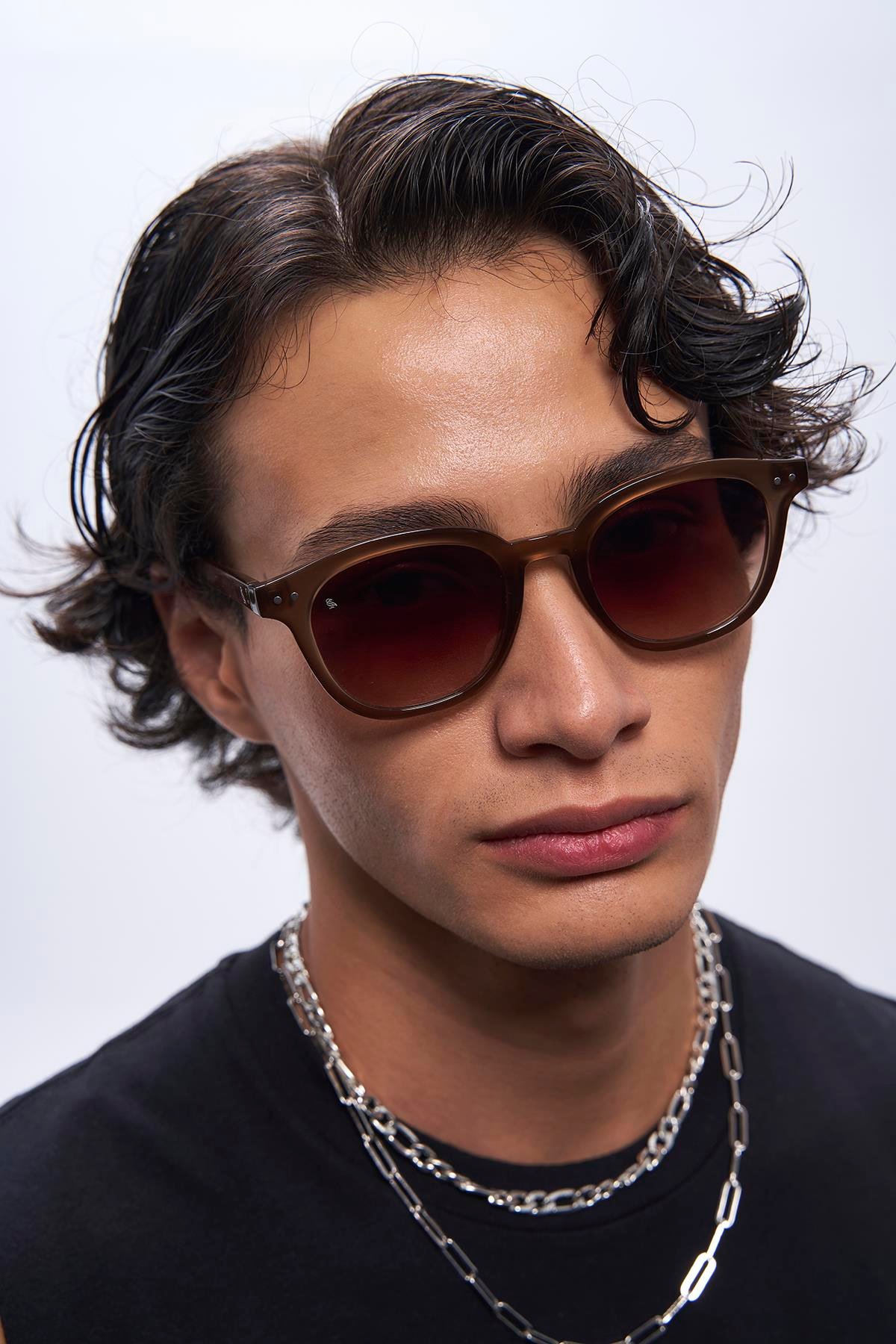 Nova Brown Degrade Erkek Güneş Gözlüğü