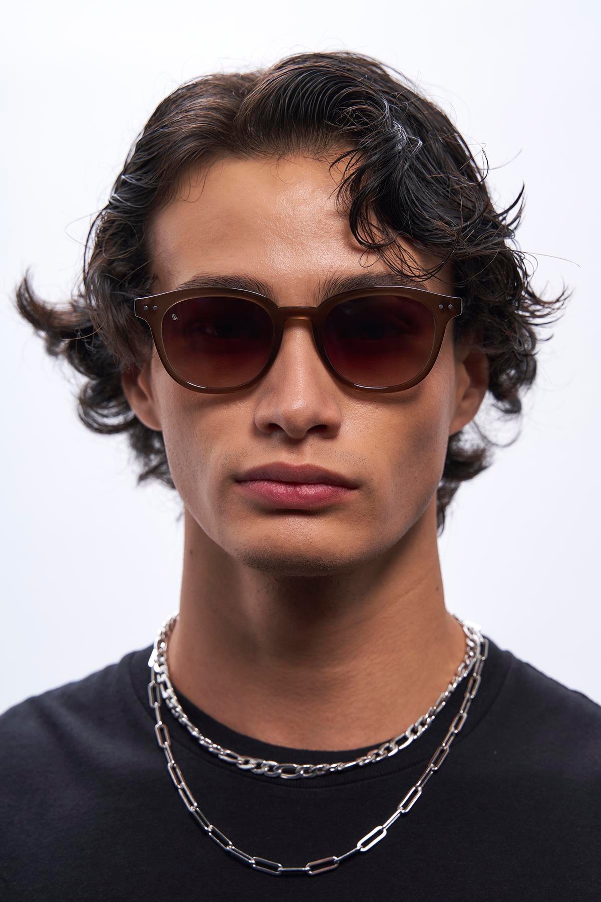 Nova Brown Degrade Erkek Güneş Gözlüğü