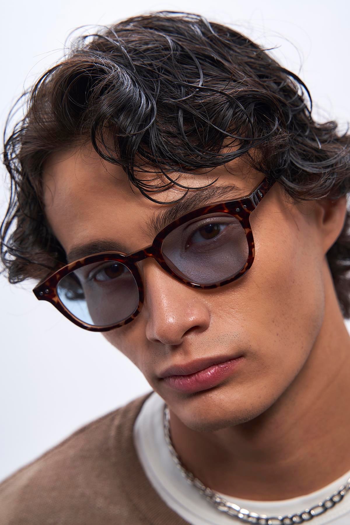 Nova Leopard Blue Erkek Güneş Gözlüğü