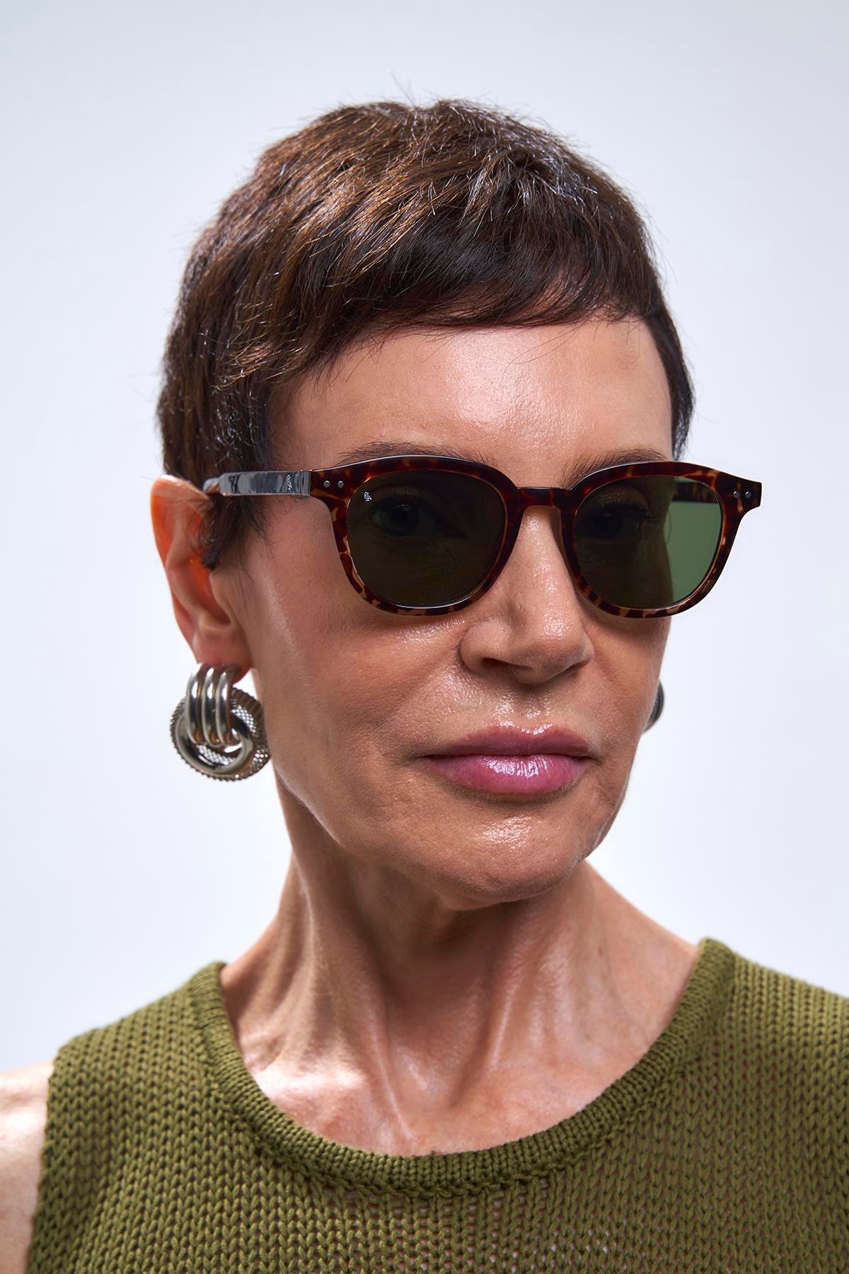 Nova Leopard Green Güneş Gözlüğü