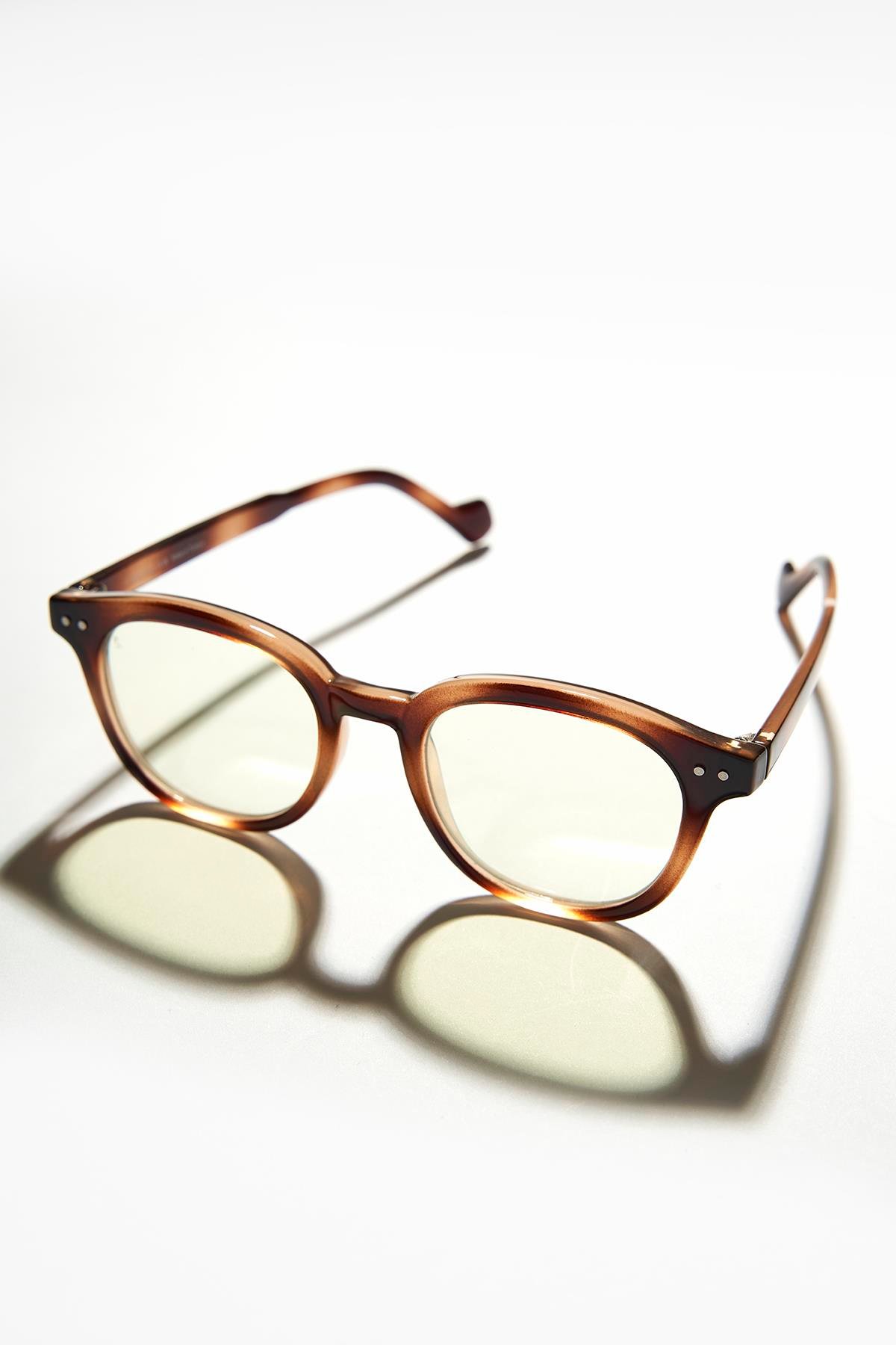 Nova Vintage Leopard Mavi Işık Koruyucu Gözlük