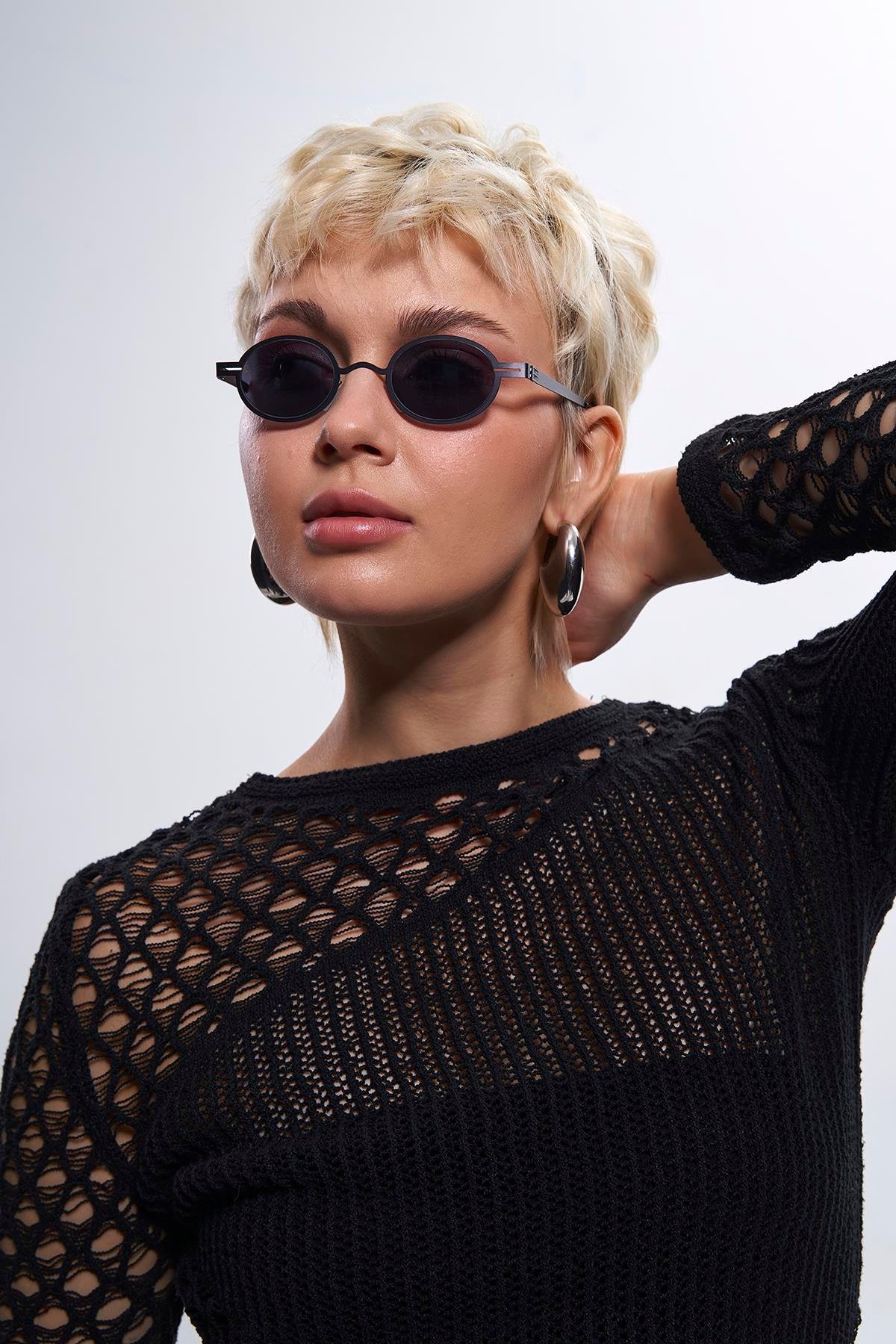 Orvyn Anthracite Black Güneş Gözlüğü